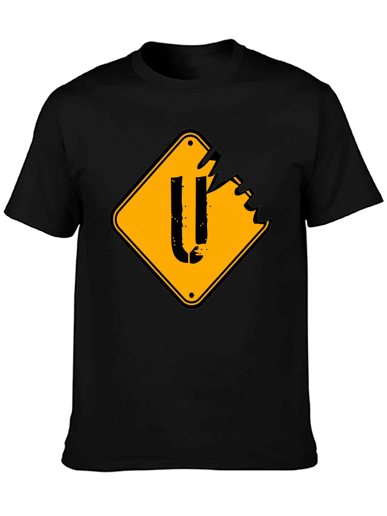 Distressed U-Turn Sign Graphic Tee