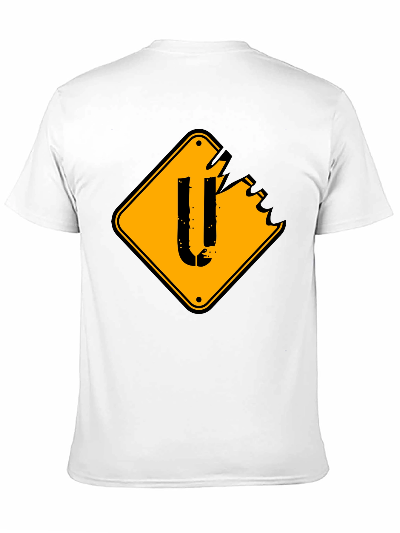 Distressed U-Turn Sign Graphic Tee
