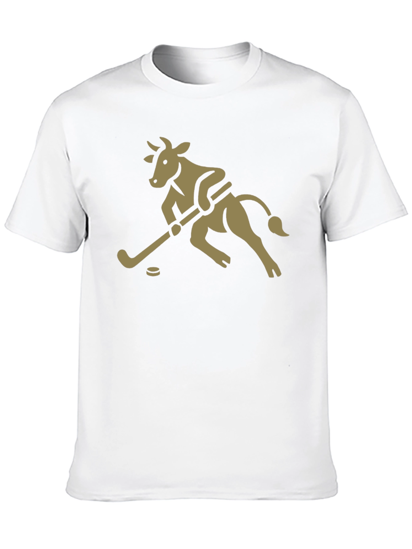 Hockey Cow Graphic T-Shirt
