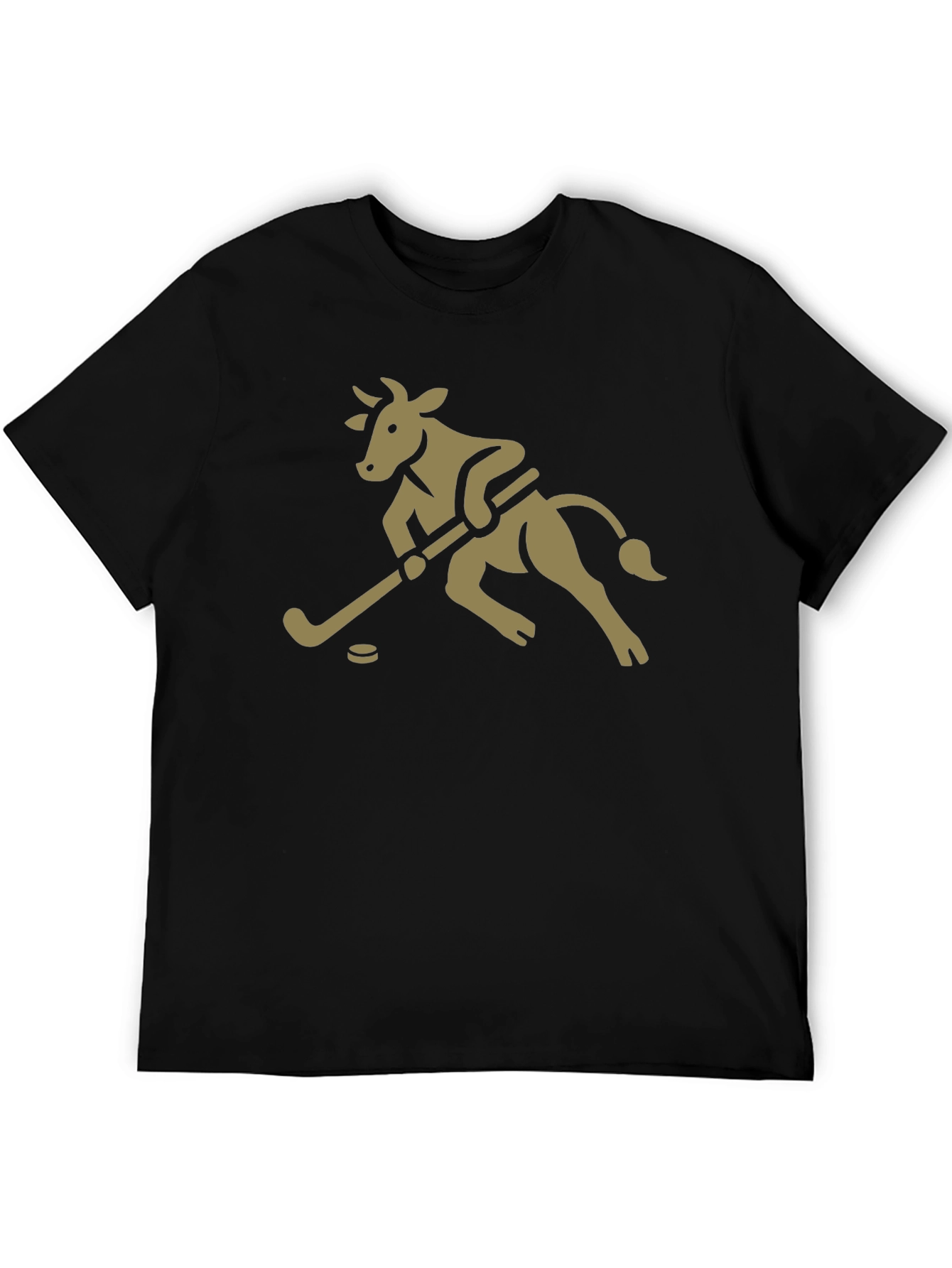Hockey Cow Graphic T-Shirt