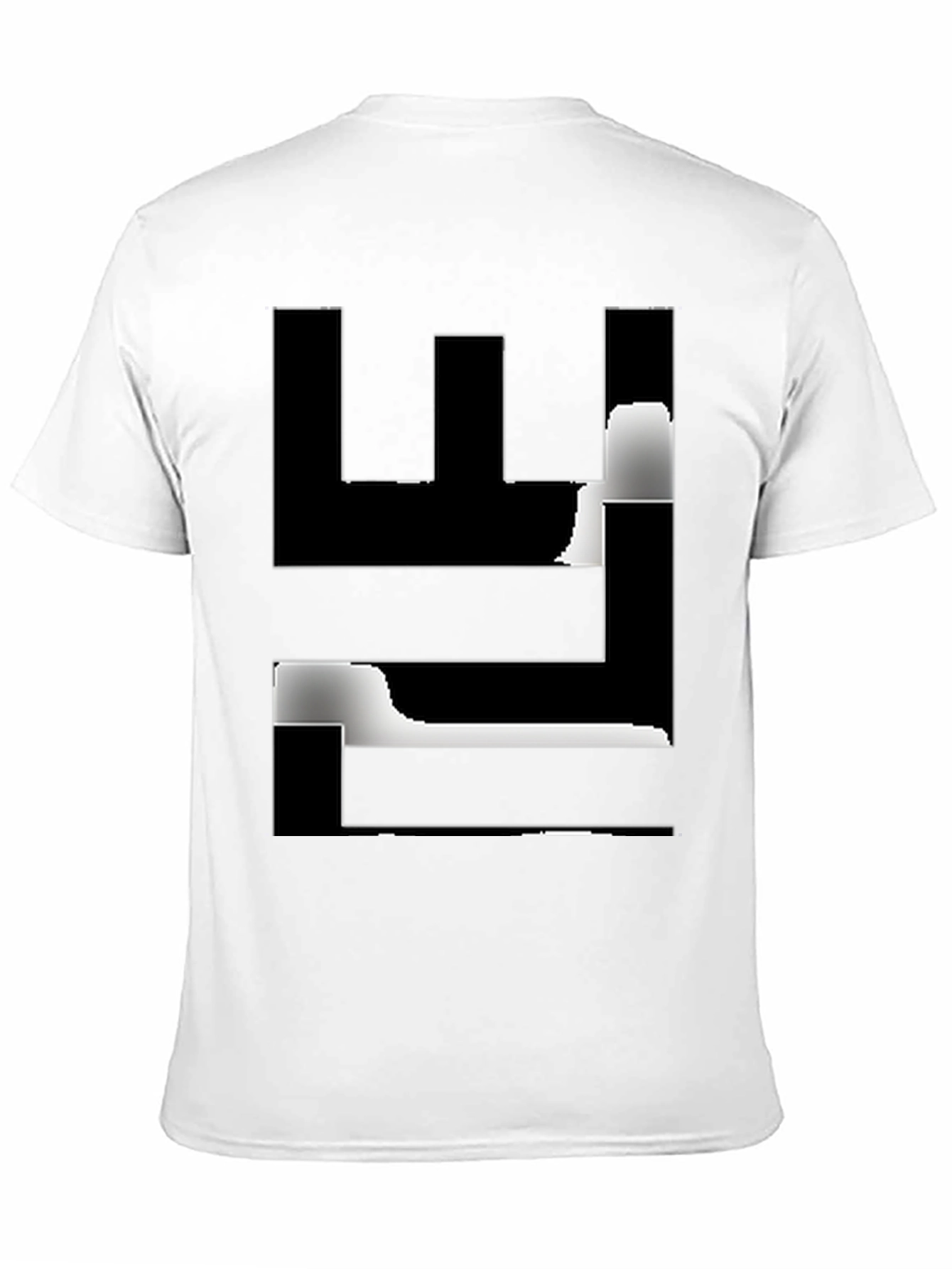 Abstract Graphic Black T-Shirt
