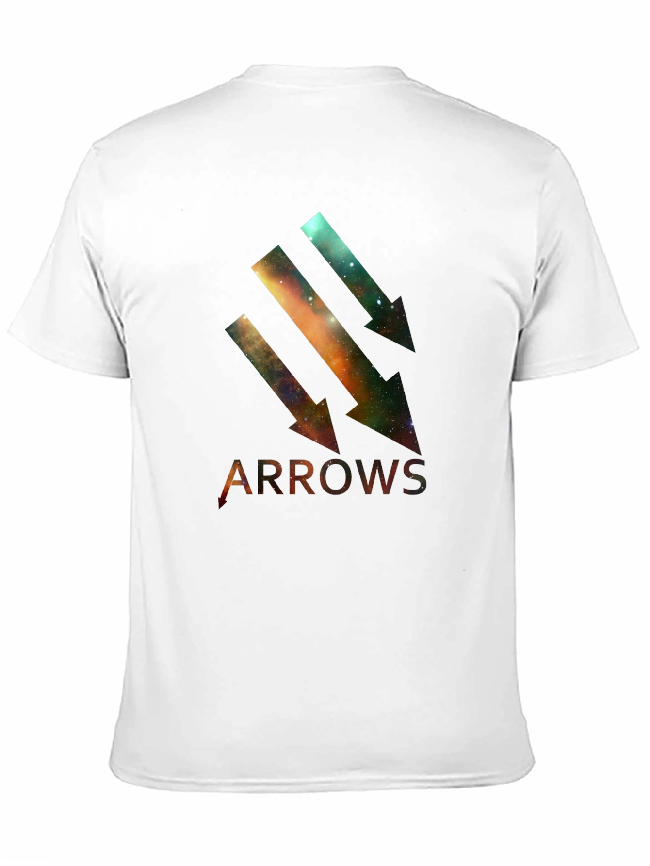 Galaxy Arrows Black T-Shirt