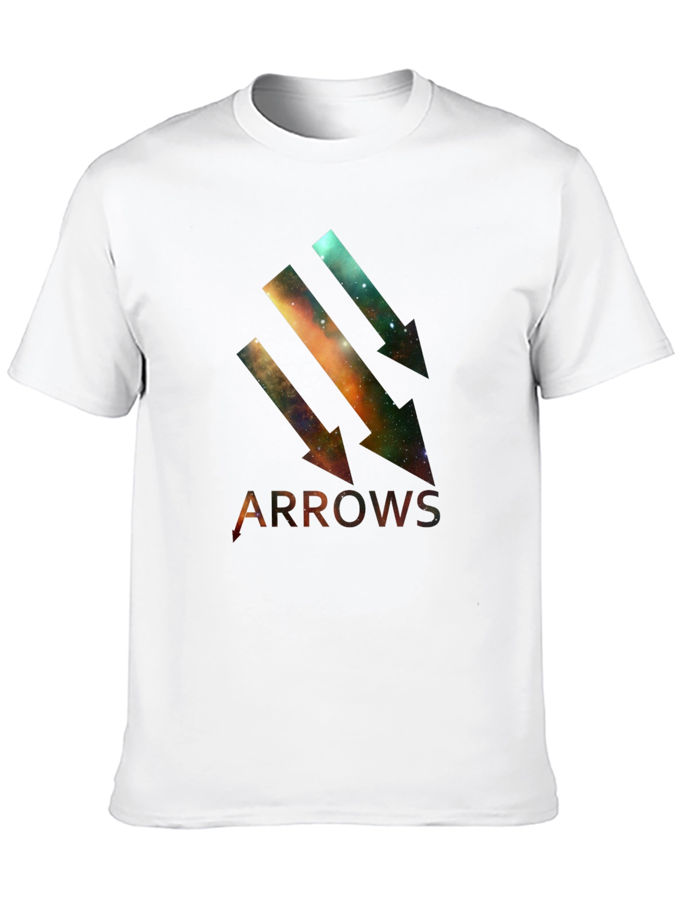 Galaxy Arrows Black T-Shirt