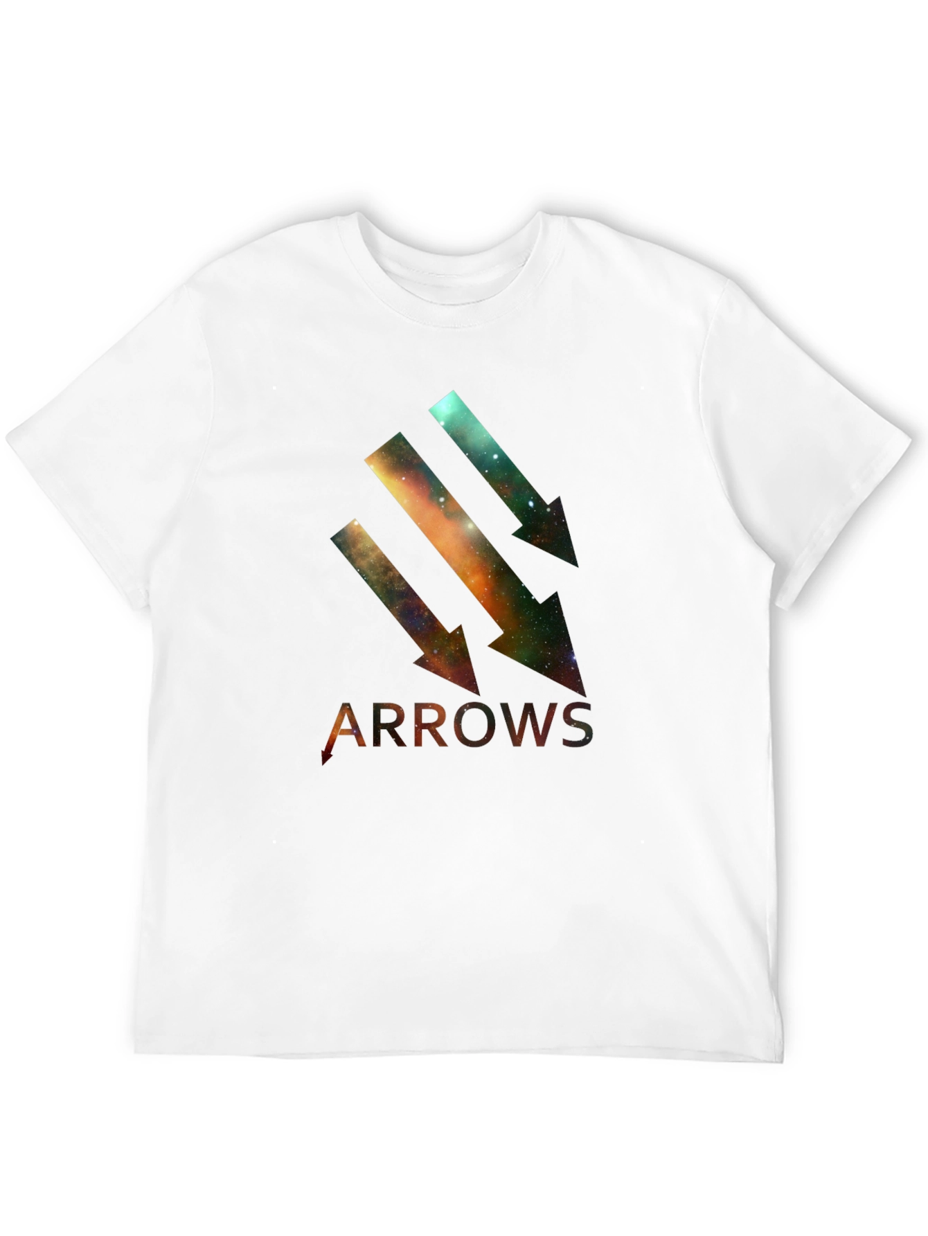 Galaxy Arrows Black T-Shirt