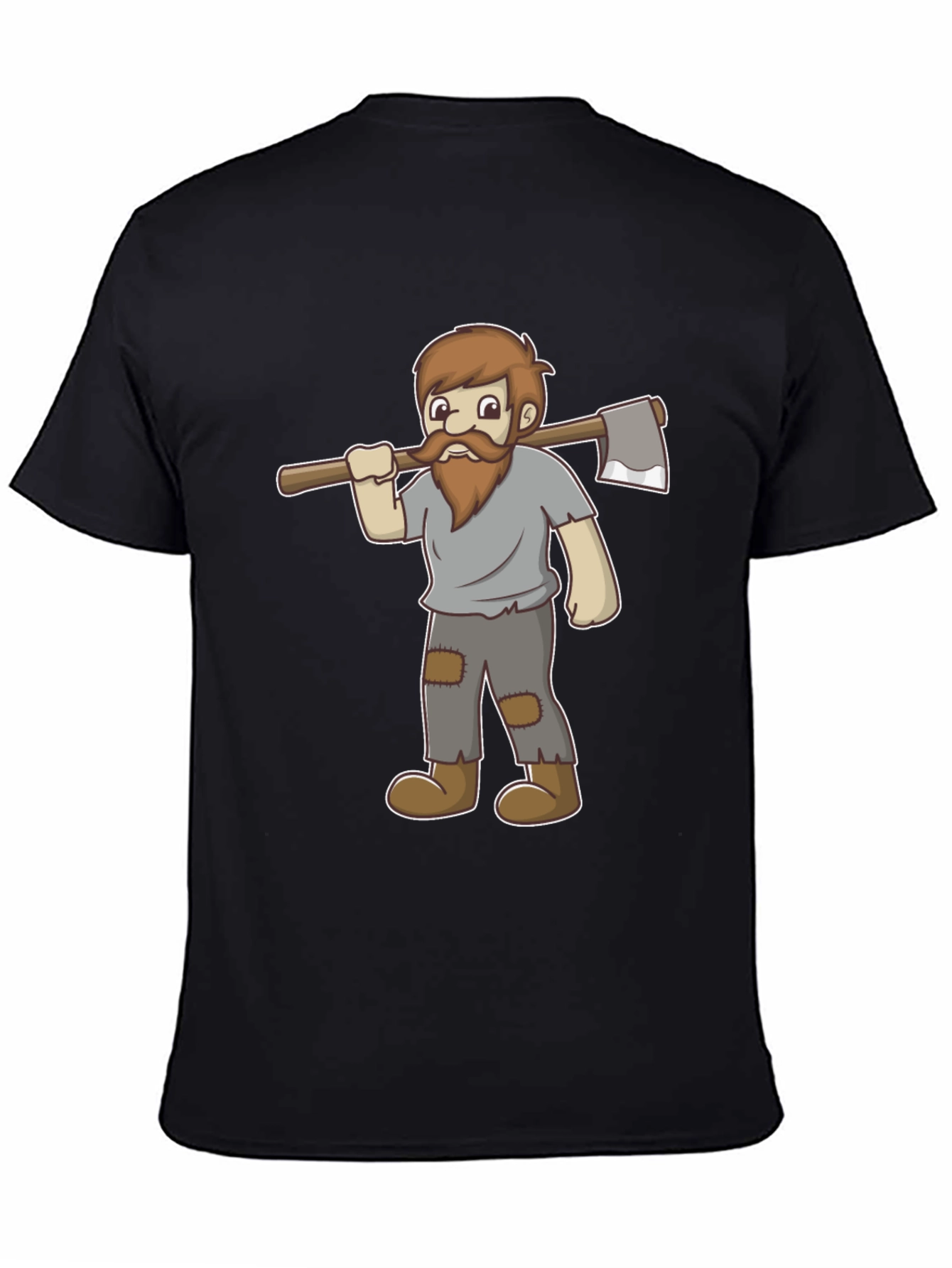 Cartoon Lumberjack Graphic Tee