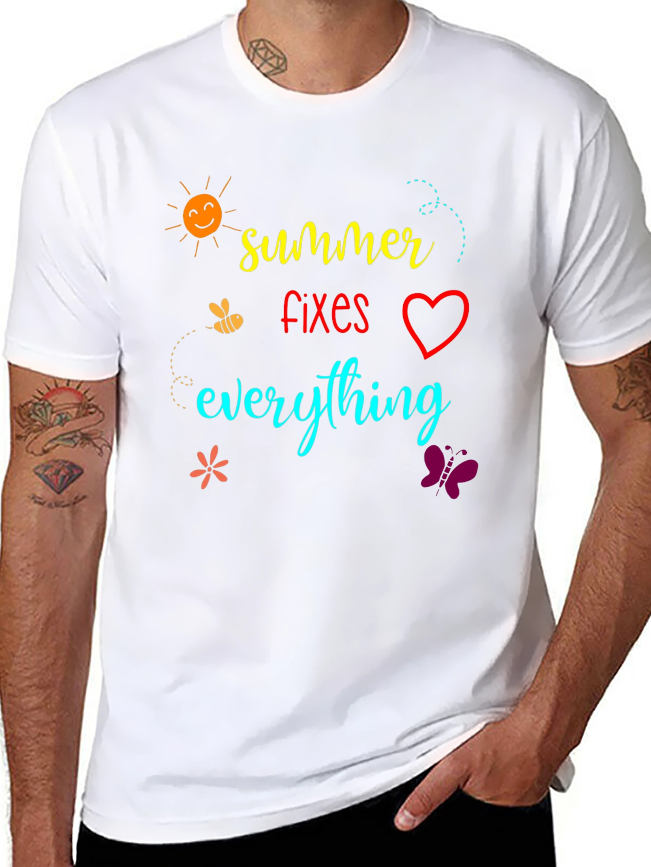 Summer Fixes Everything Graphic T-Shirt