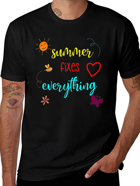 Summer Fixes Everything Graphic T-Shirt