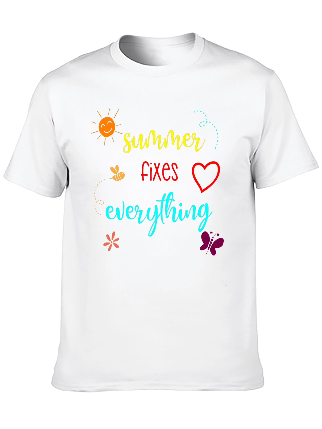 Summer Fixes Everything Graphic T-Shirt