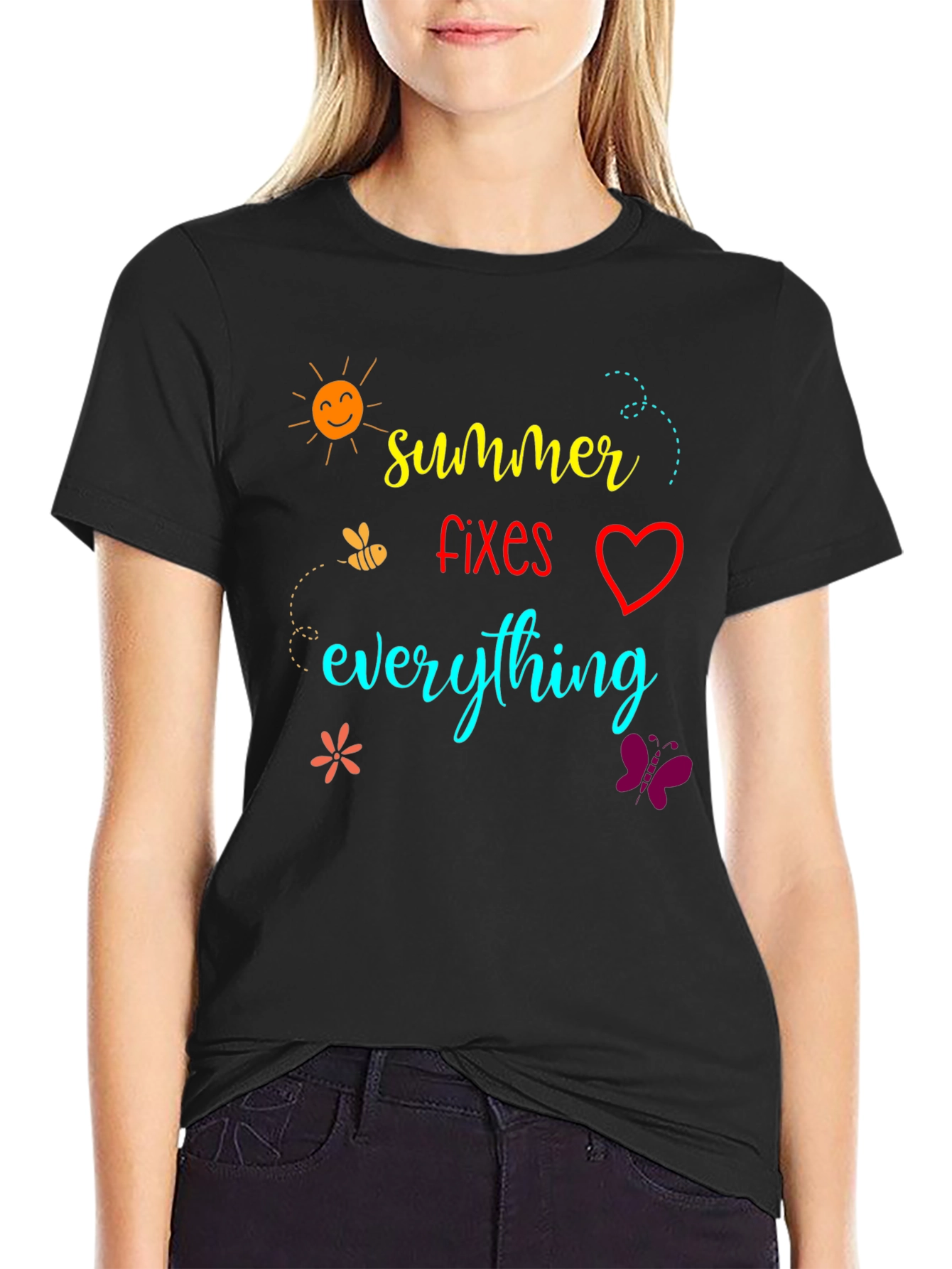 Summer Fixes Everything Graphic T-Shirt
