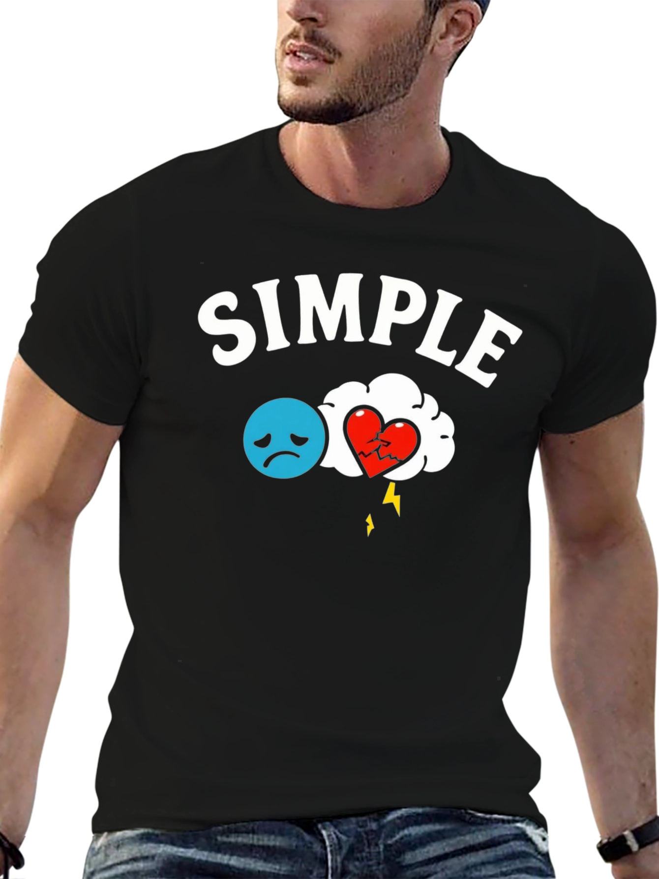 Simple Broken Heart T-Shirt