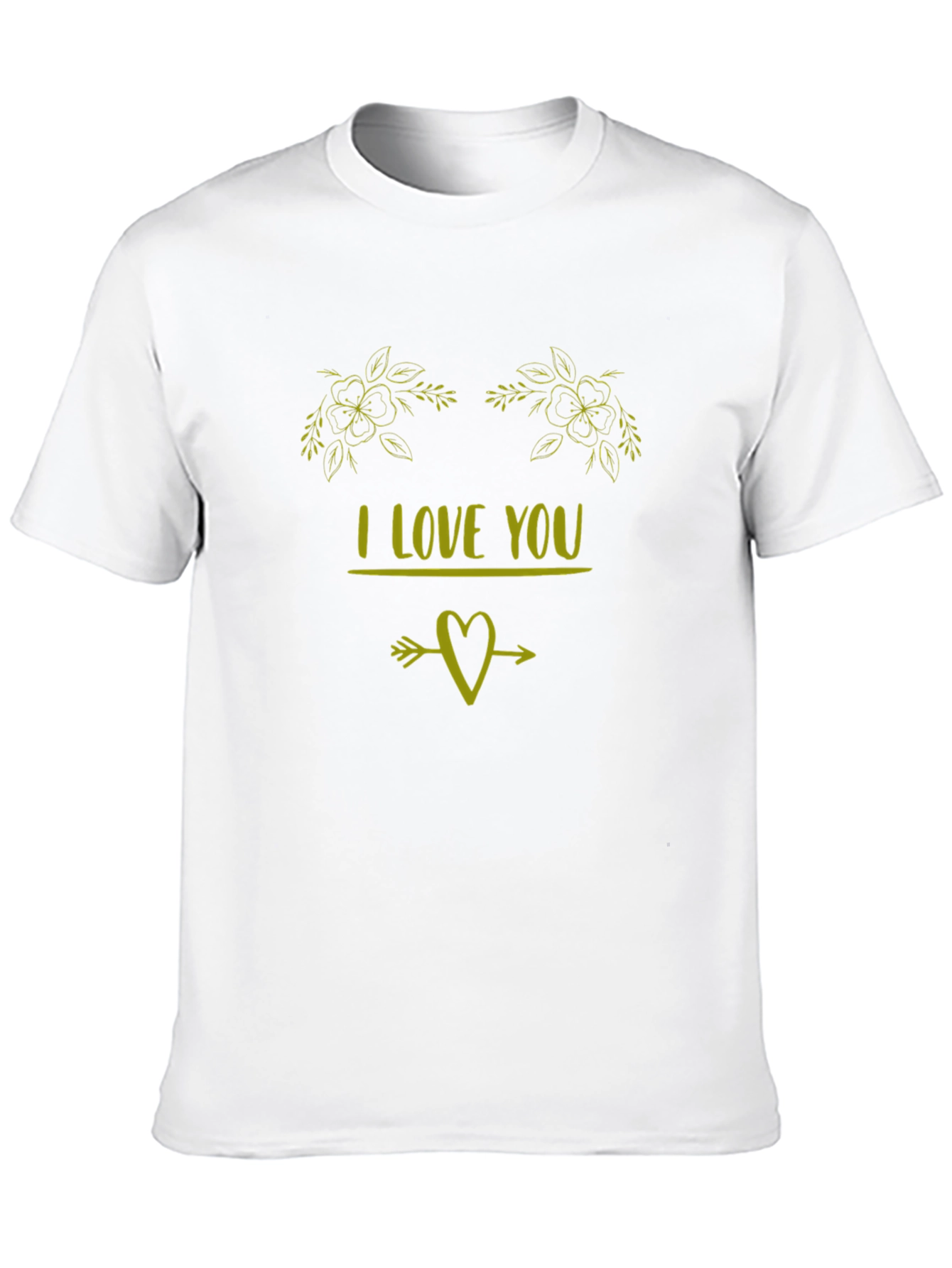 I Love You Graphic Tee - Black