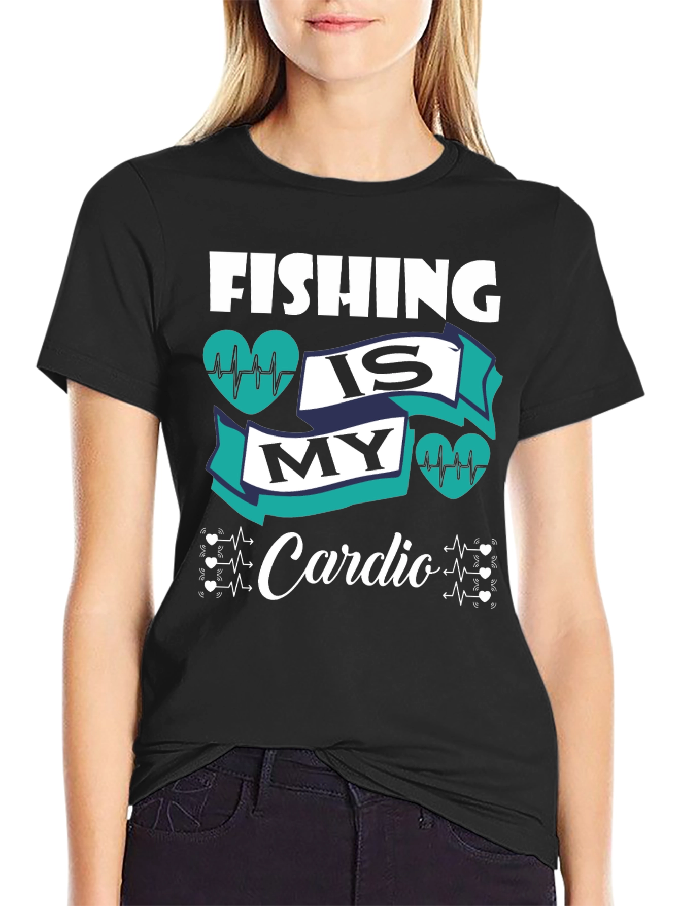 Fishing is My Cardio Graphic Tee