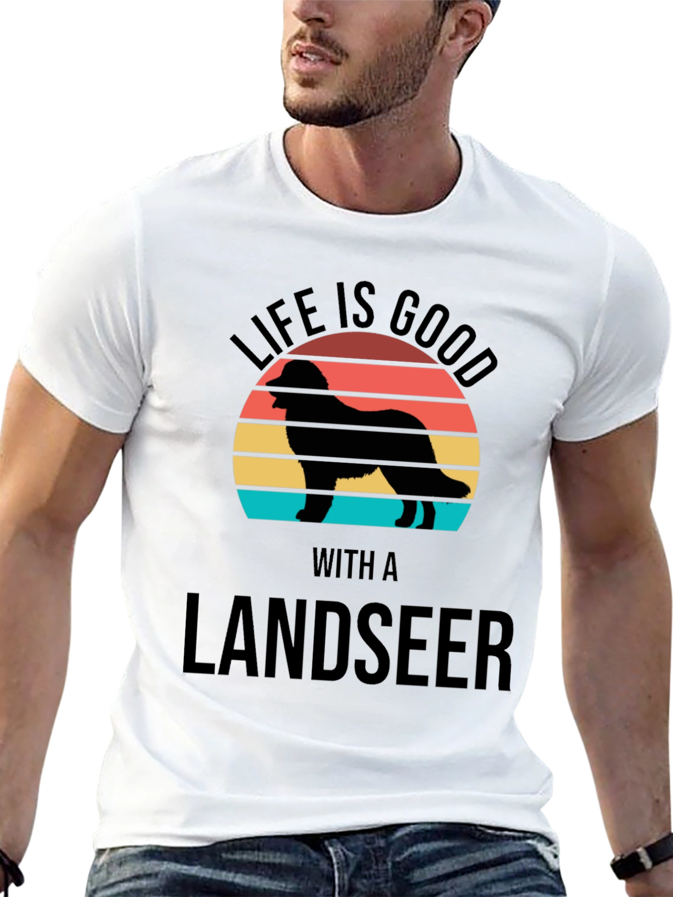 Life is Good Landseer T-Shirt