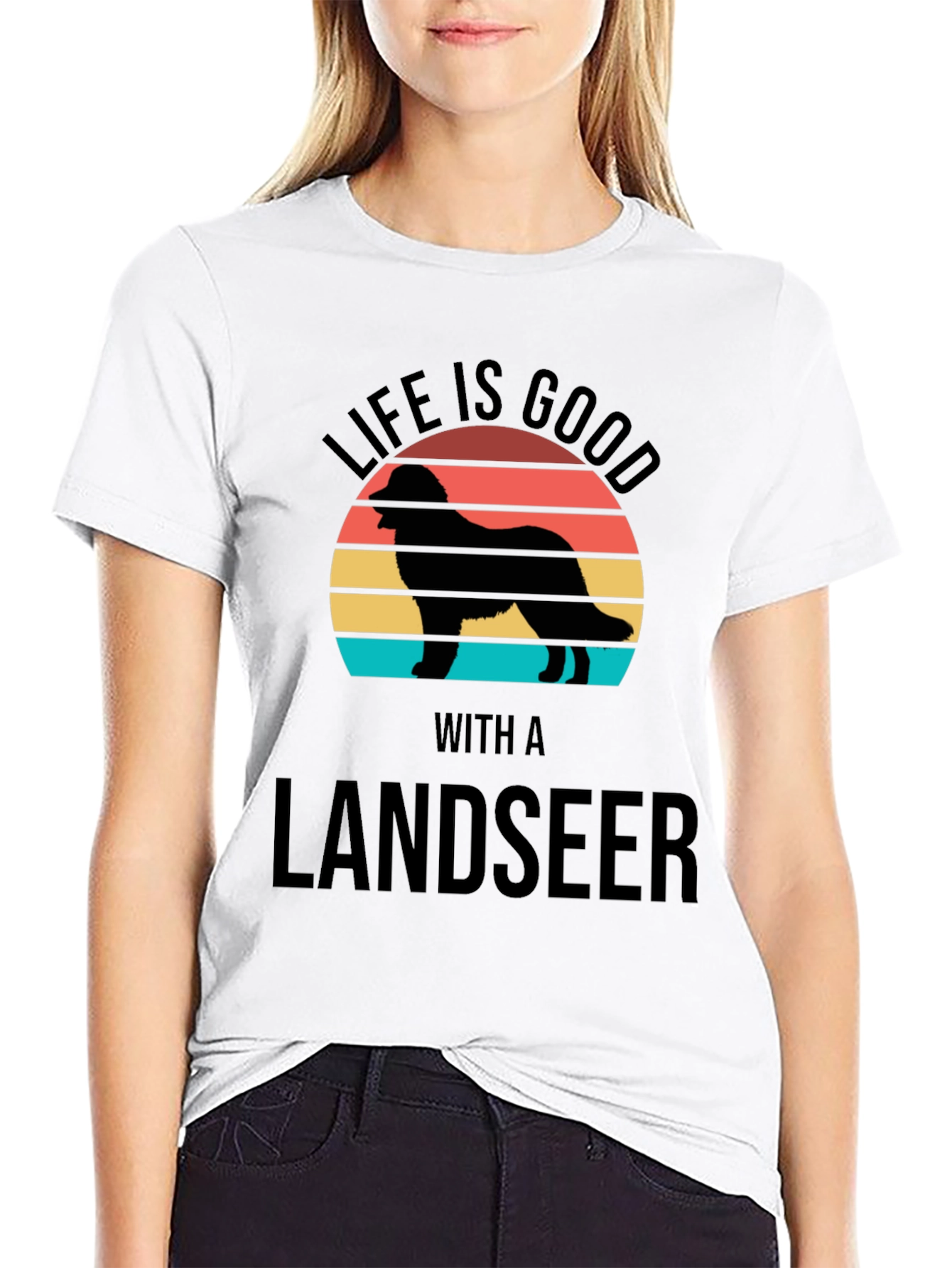 Life is Good Landseer T-Shirt