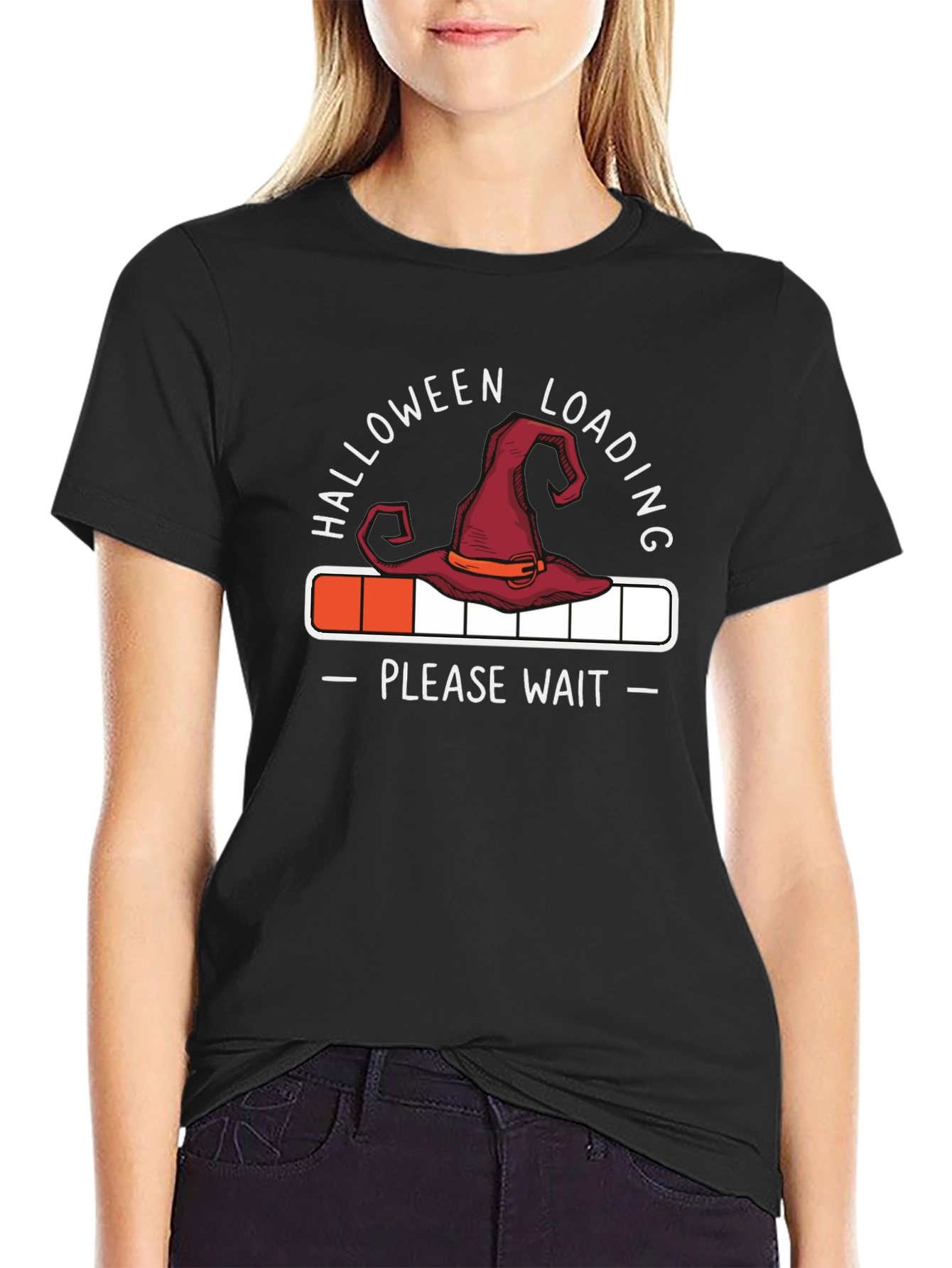 Halloween Loading T-Shirt - Witch Hat Tee