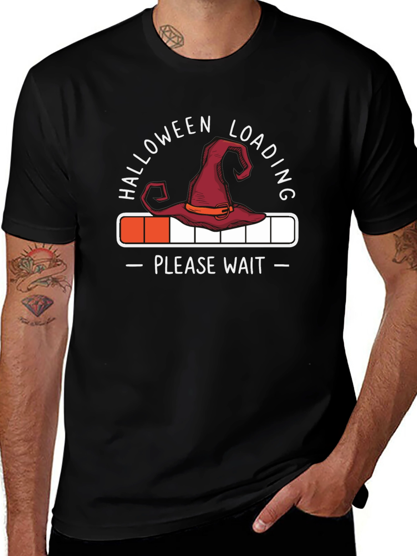 Halloween Loading T-Shirt - Witch Hat Tee