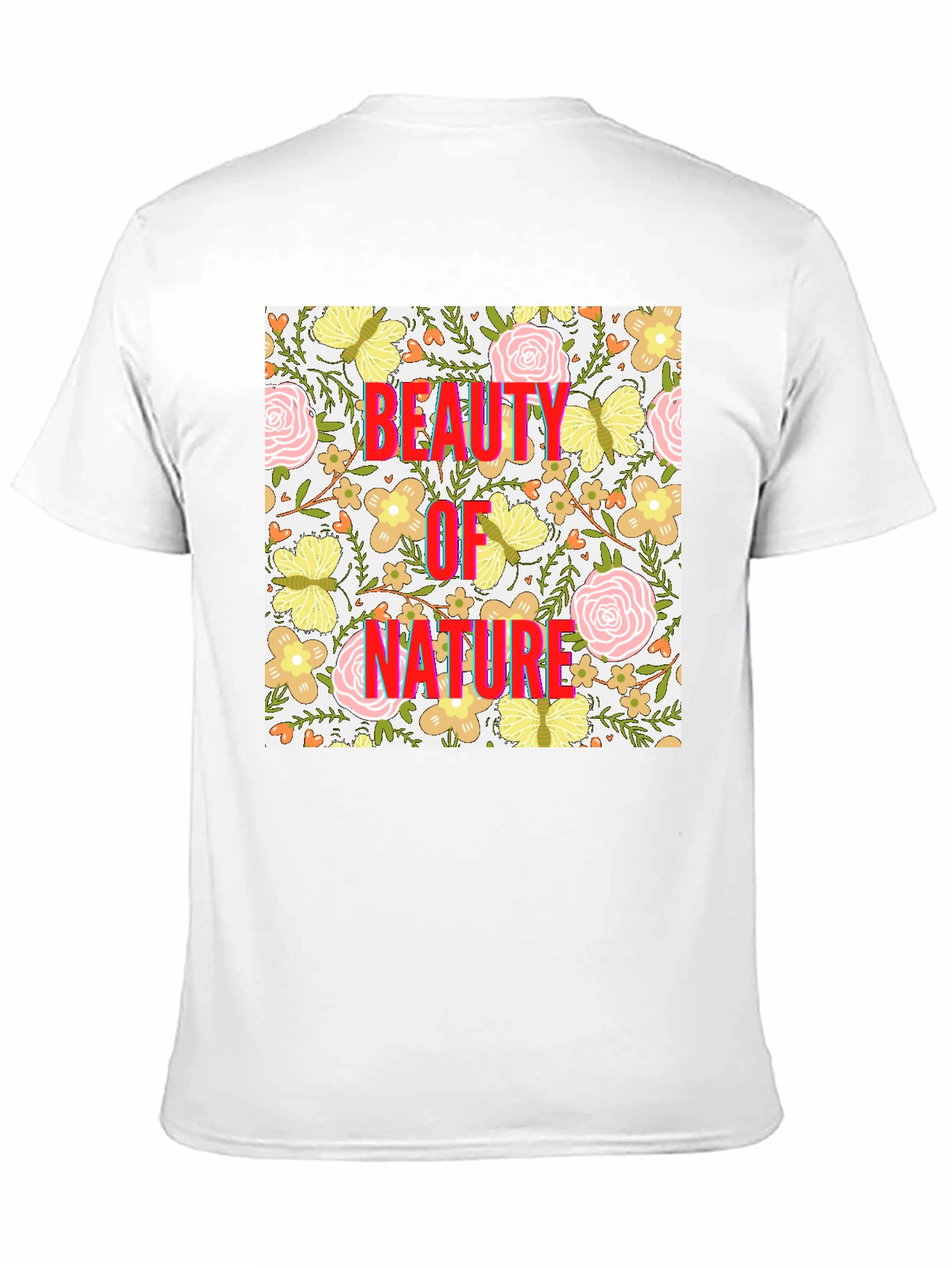 Beauty of Nature Floral Print T-Shirt