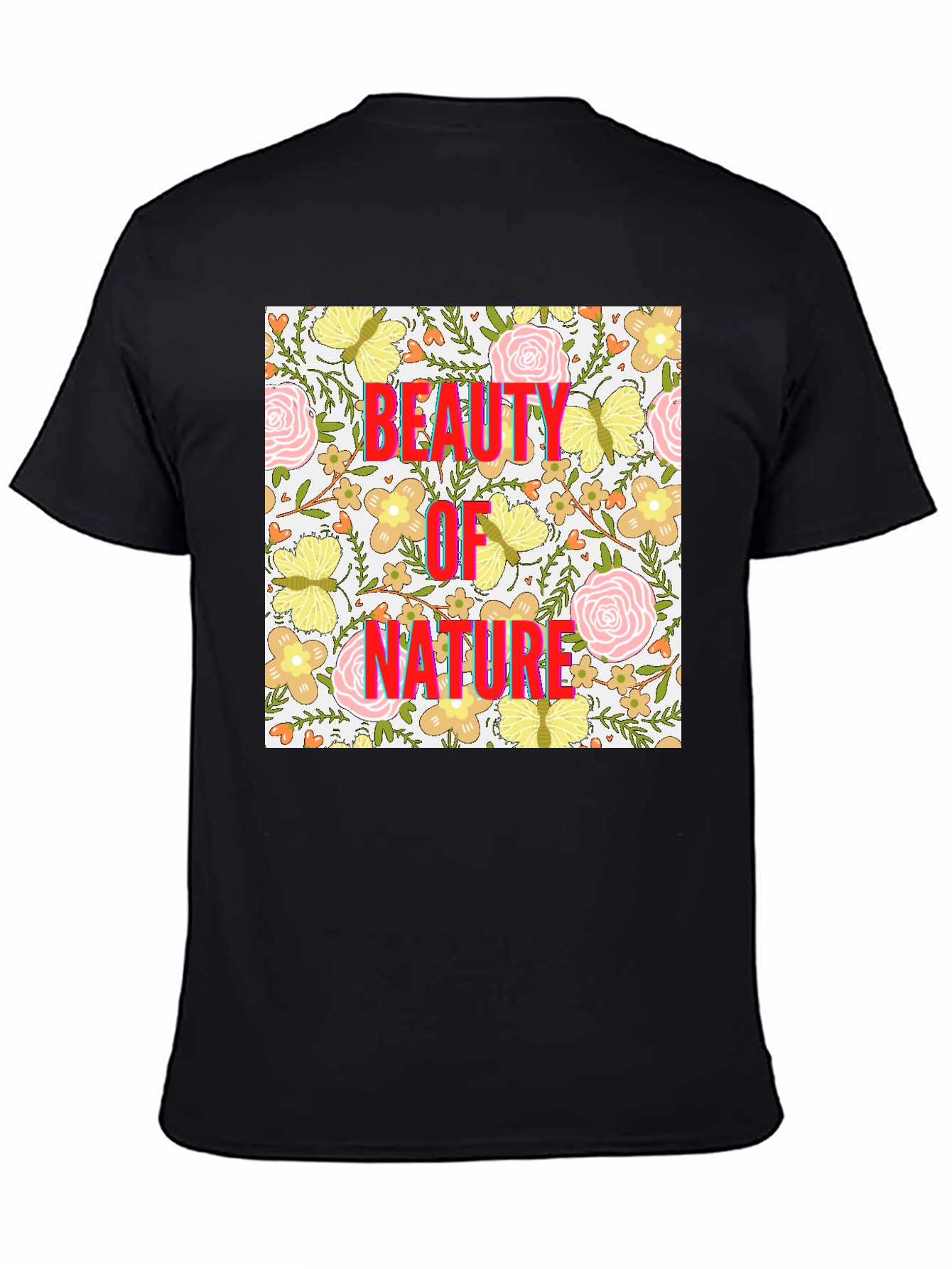 Beauty of Nature Floral Print T-Shirt