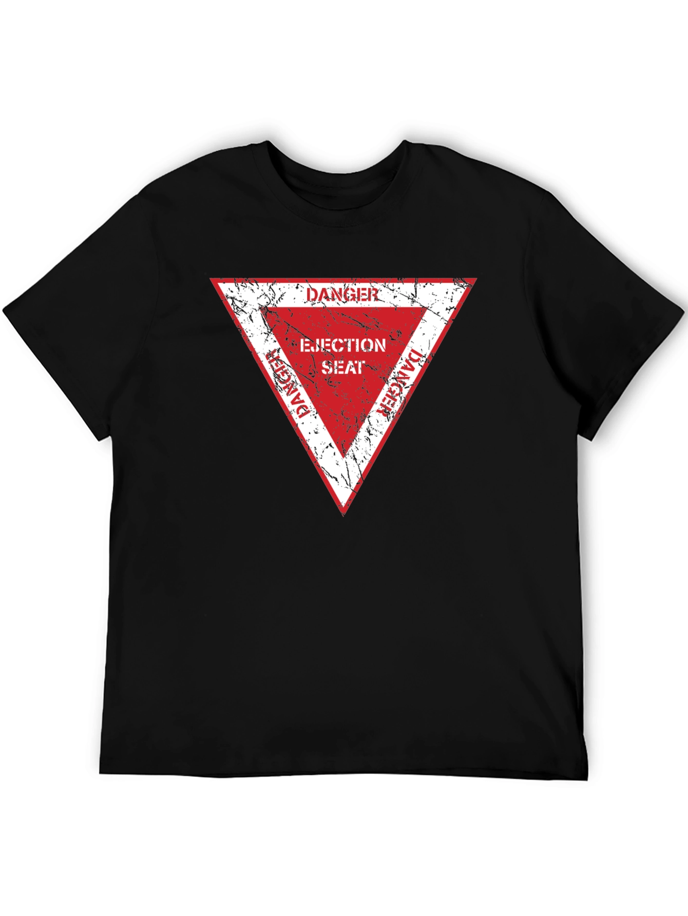 Danger Ejection Seat T-Shirt - Pilot Humor Tee