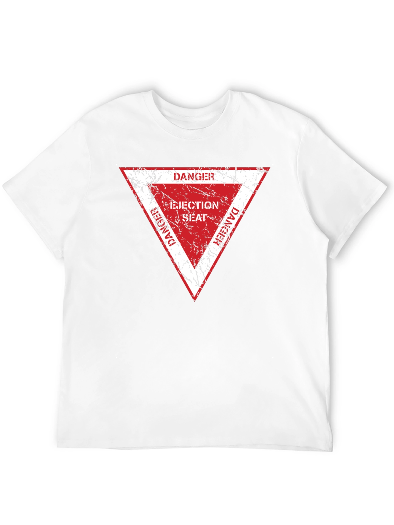 Danger Ejection Seat T-Shirt - Pilot Humor Tee