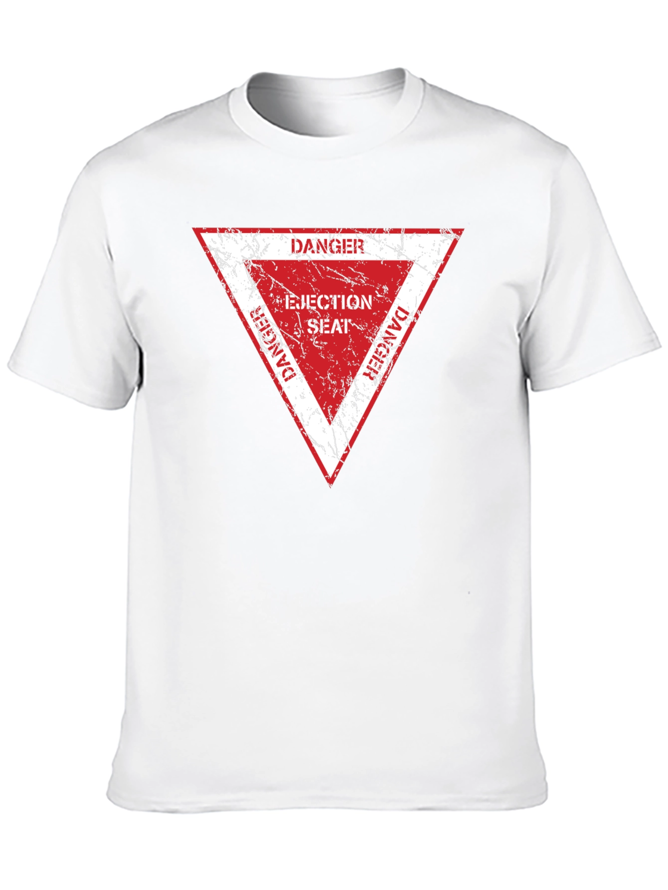 Danger Ejection Seat T-Shirt - Pilot Humor Tee