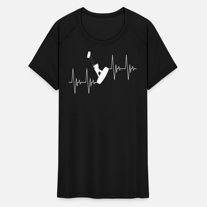 Kite Surfing Sea Water Sports Heartbeat EKG Sport