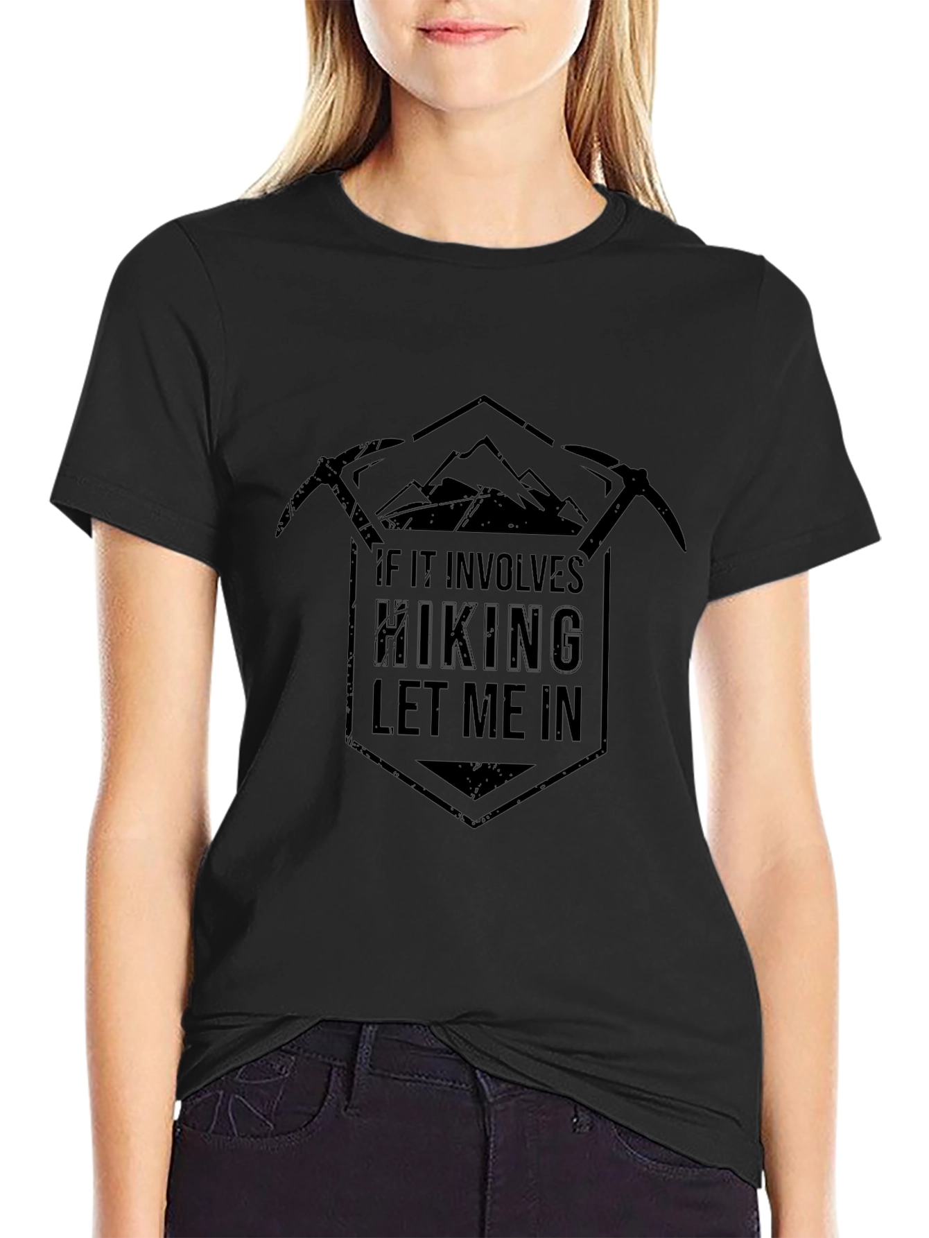 Hiking Enthusiast Graphic T-Shirt