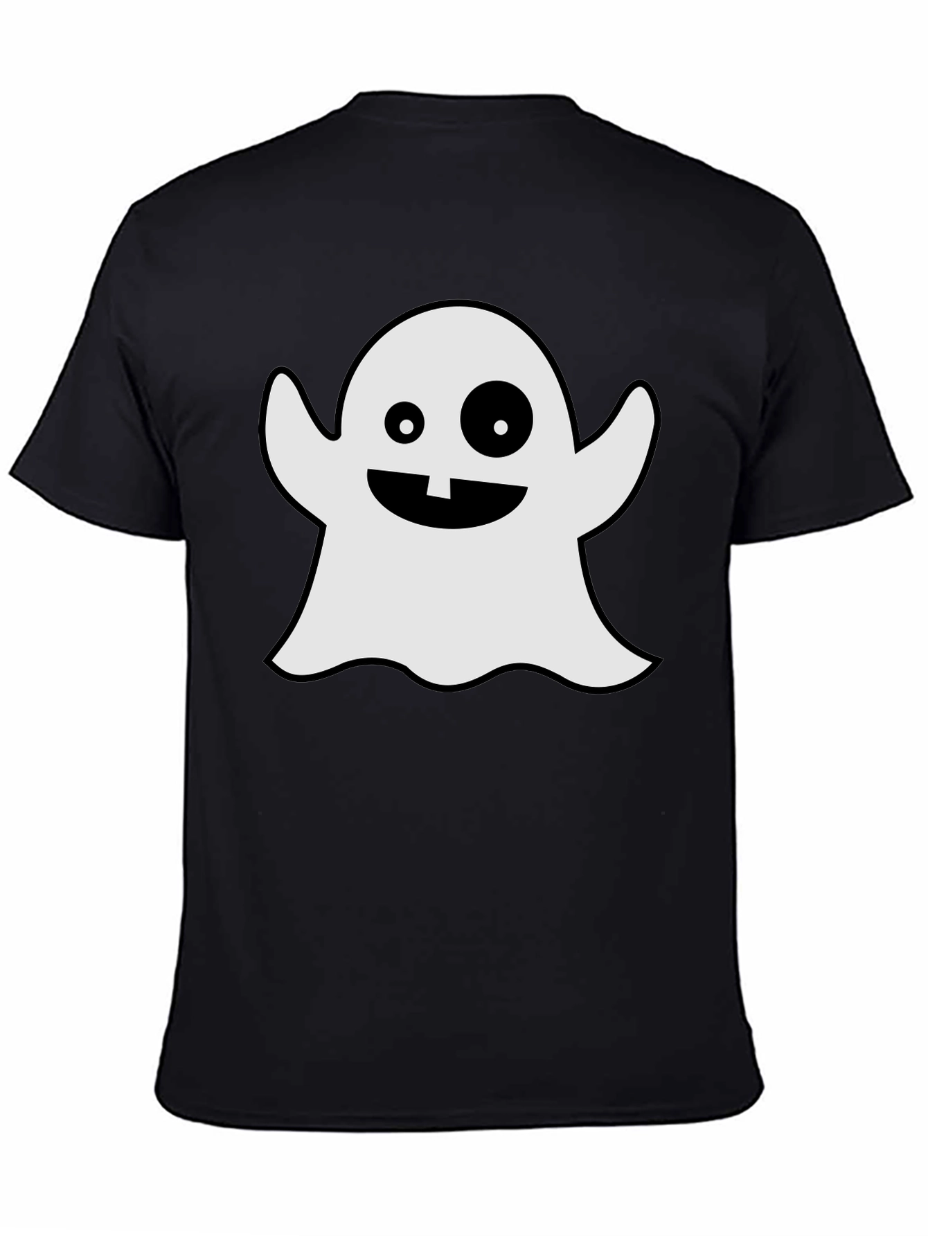Spooky Ghost Graphic Tee - Halloween Apparel