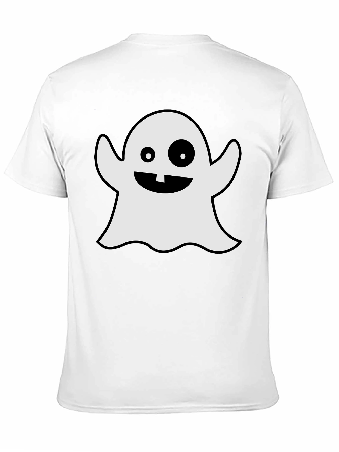Spooky Ghost Graphic Tee - Halloween Apparel