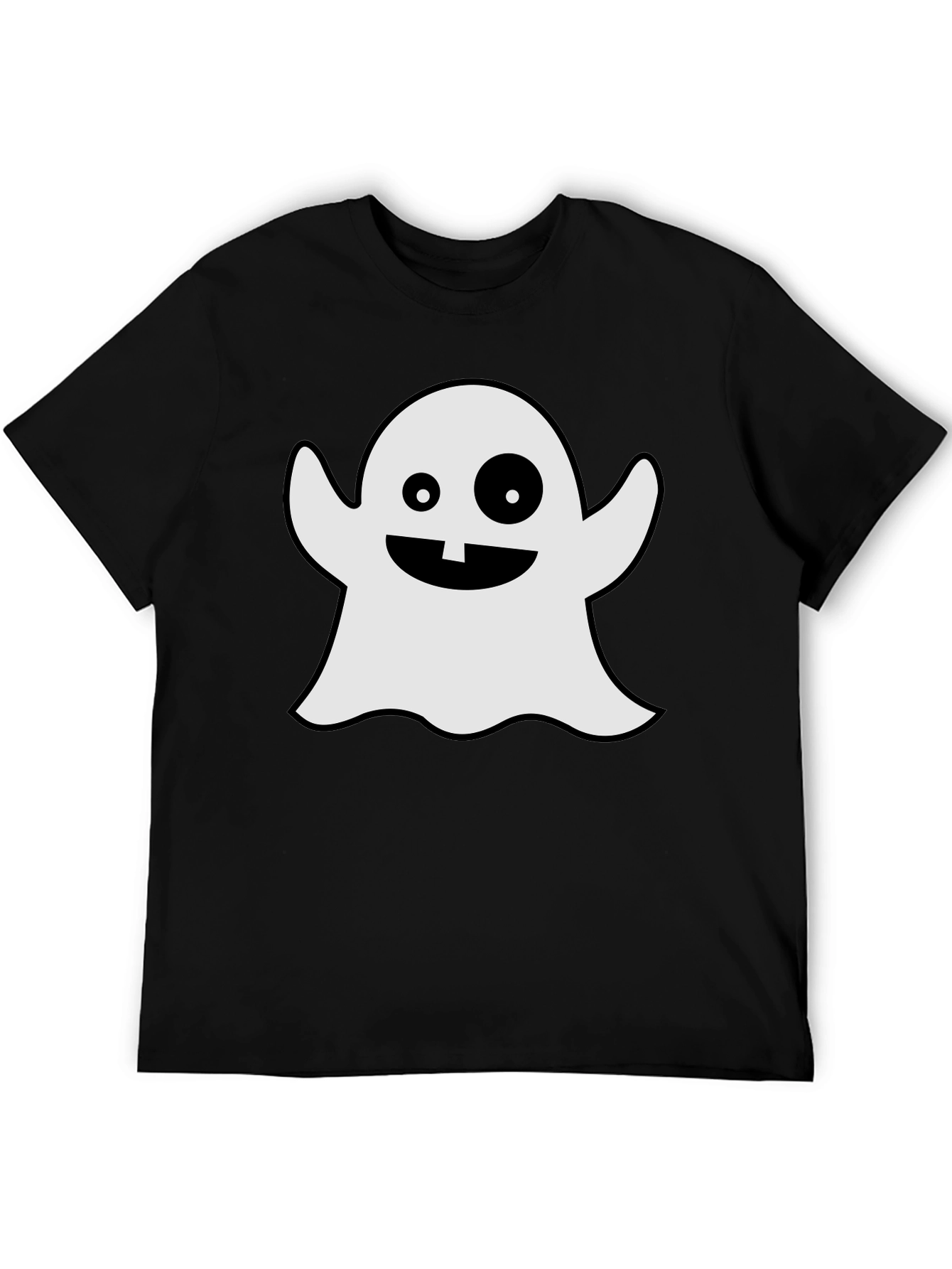 Spooky Ghost Graphic Tee - Halloween Apparel