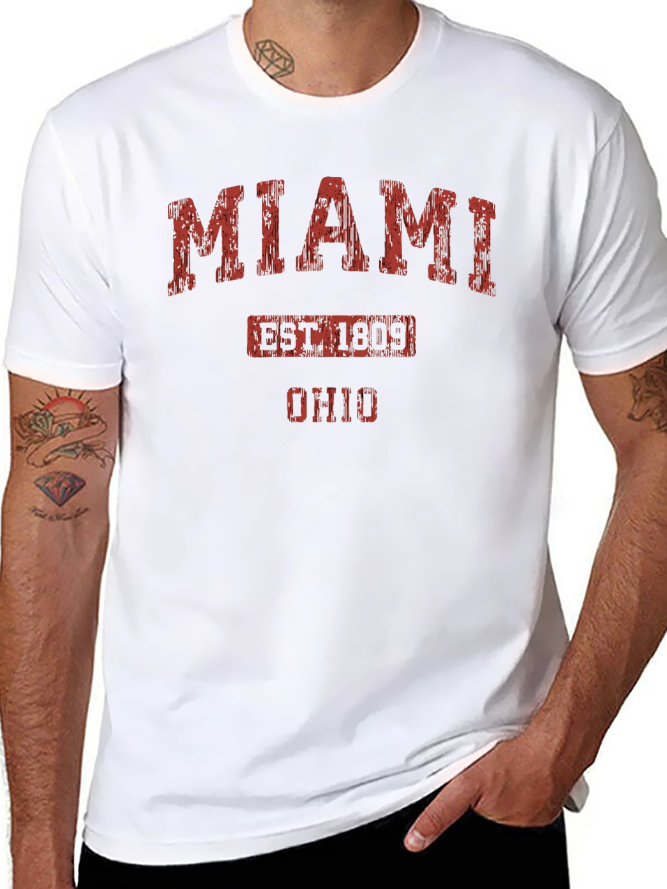 Miami Ohio Est. 1809 Graphic Tee