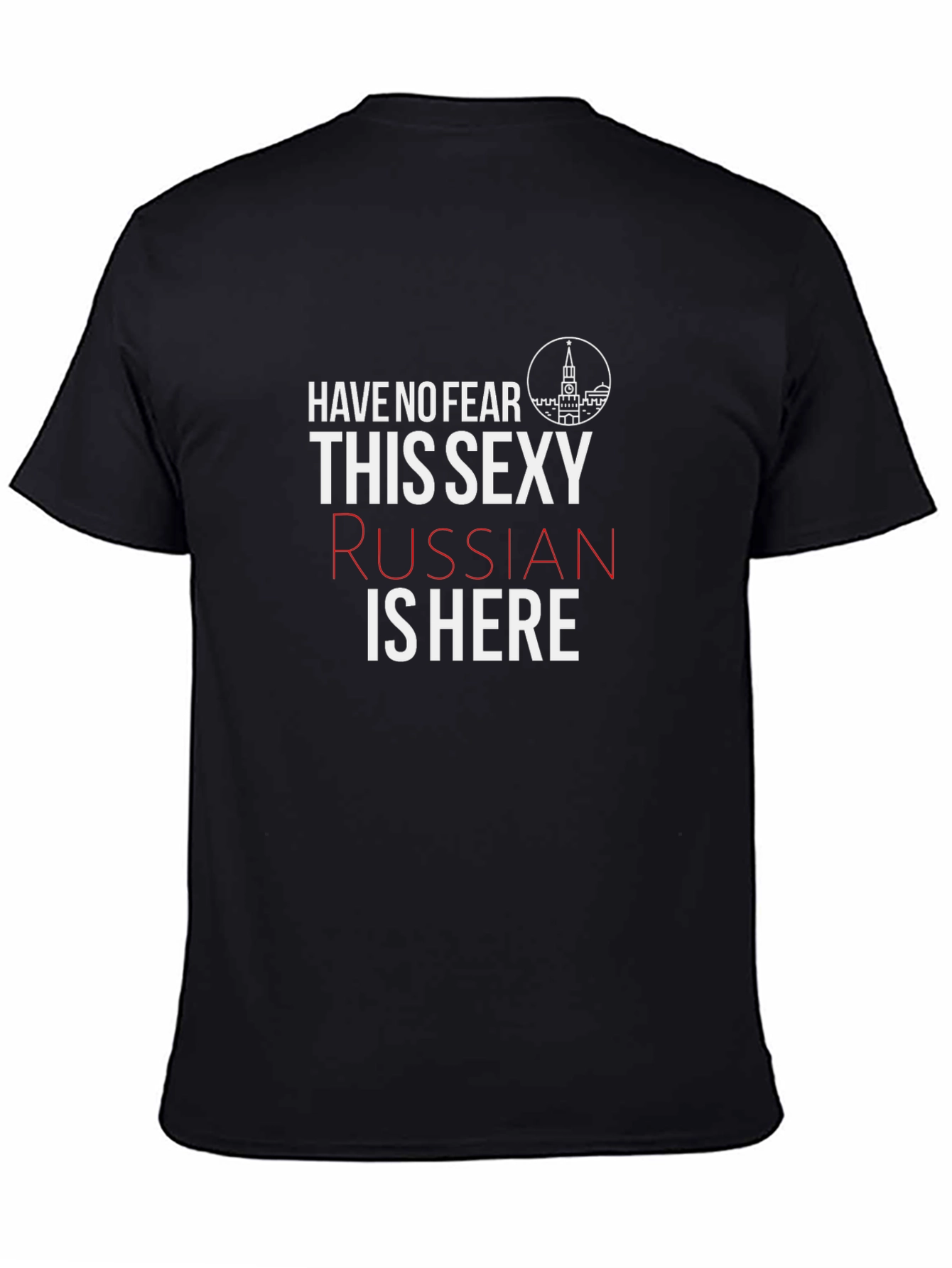 Sexy Russian T-Shirt - Black Crew Neck Tee
