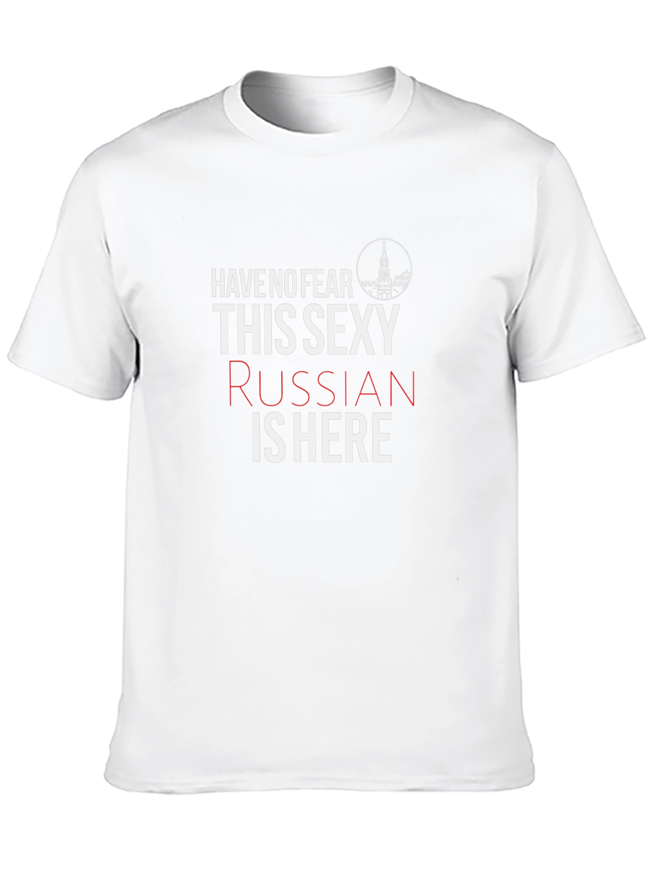 Sexy Russian T-Shirt - Black Crew Neck Tee