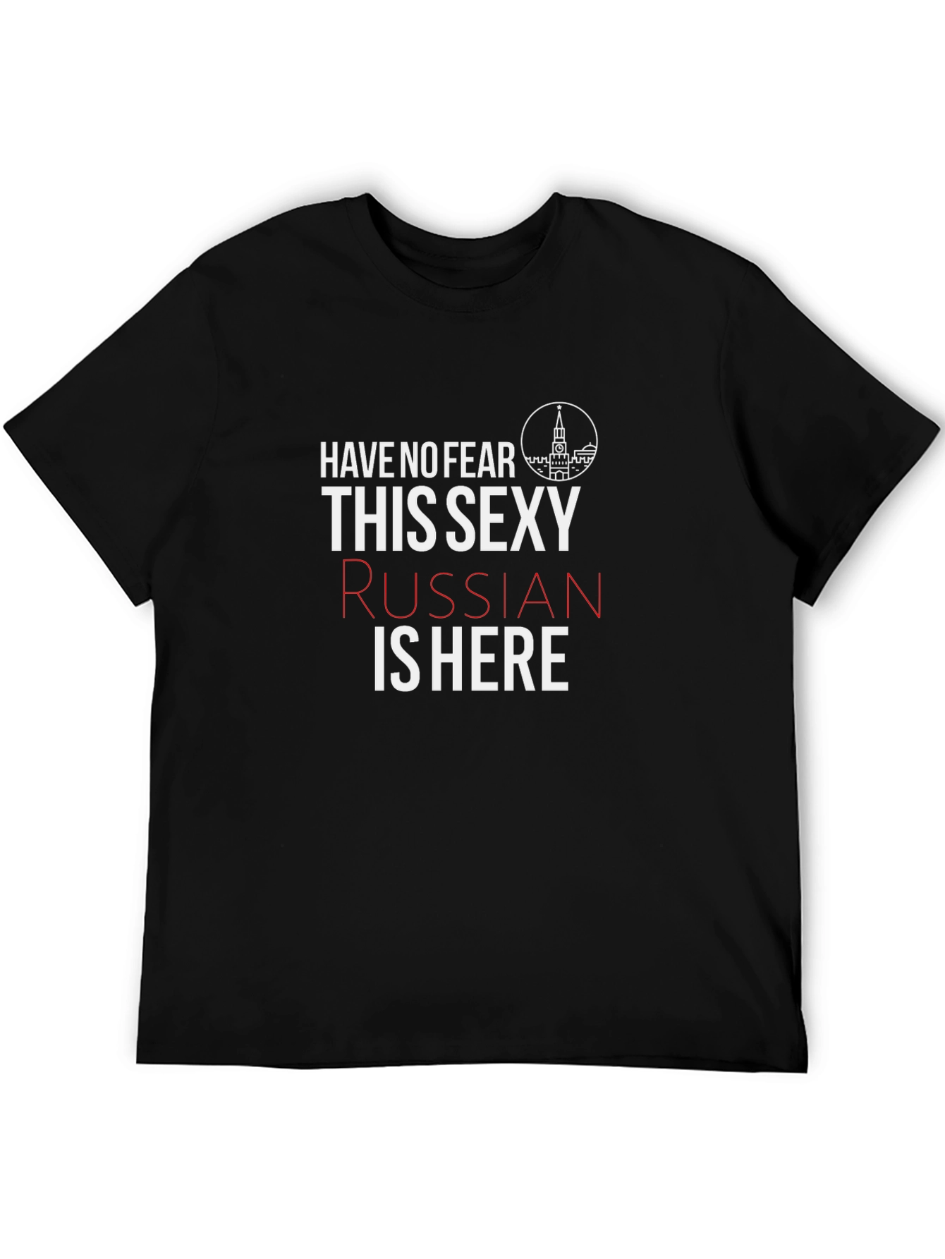 Sexy Russian T-Shirt - Black Crew Neck Tee