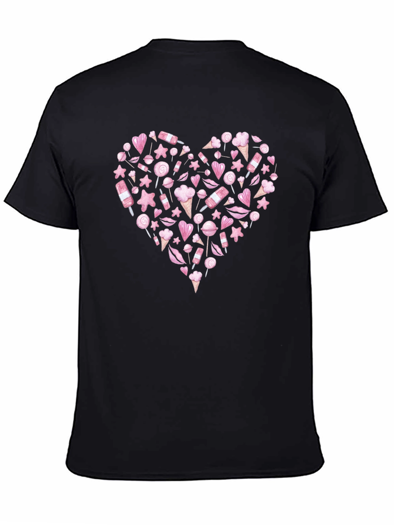 Sweet Heart Candy Graphic T-Shirt