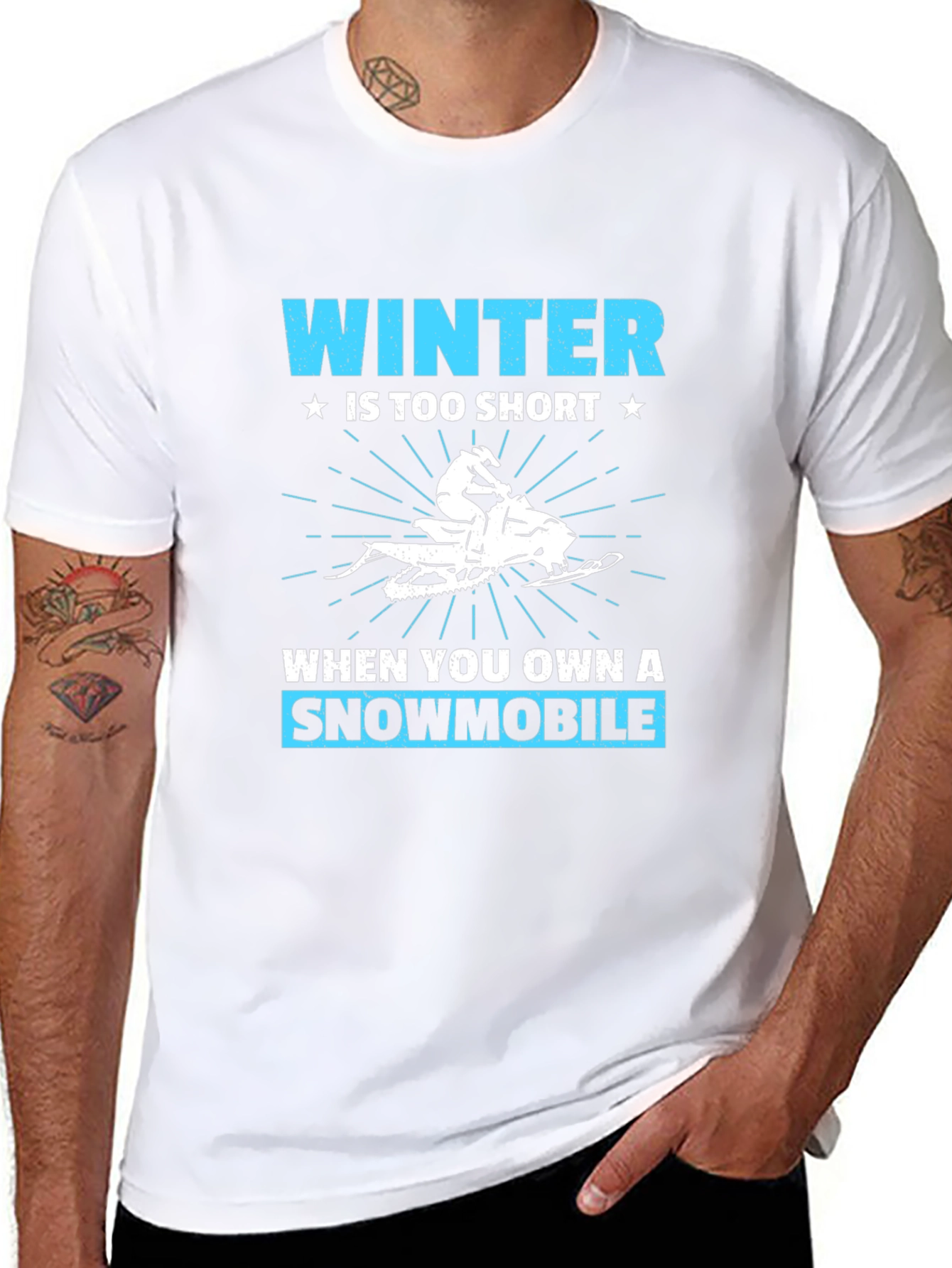 Winter Snowmobile T-Shirt