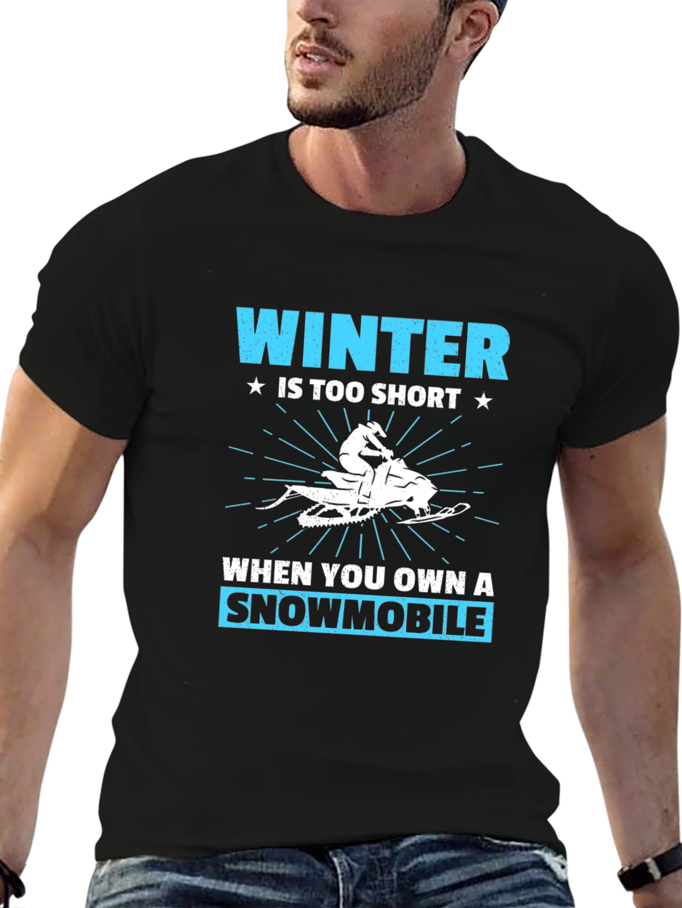 Winter Snowmobile T-Shirt