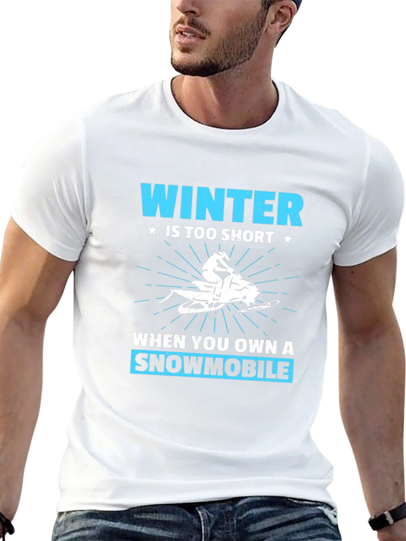 Winter Snowmobile T-Shirt