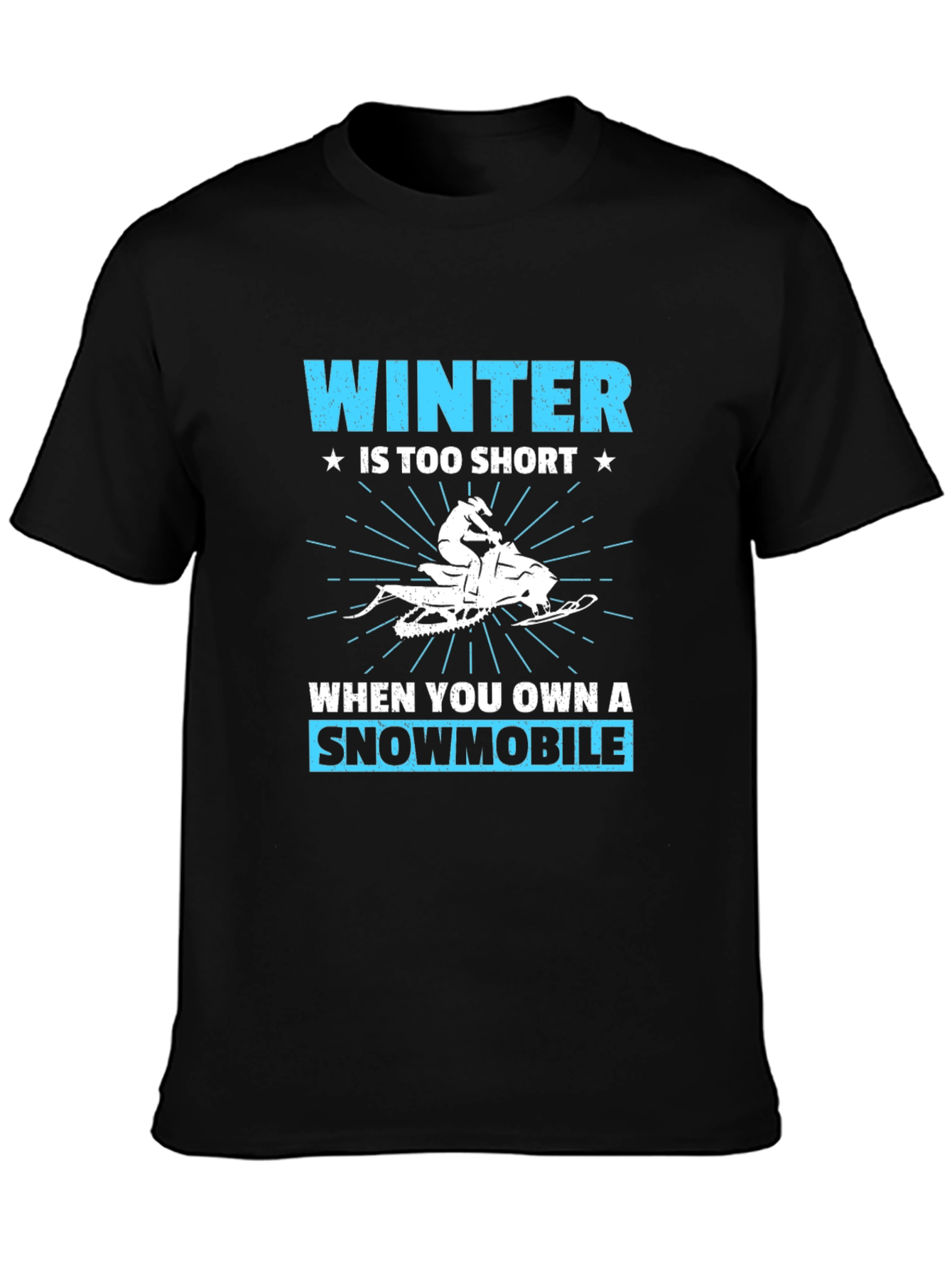 Winter Snowmobile T-Shirt