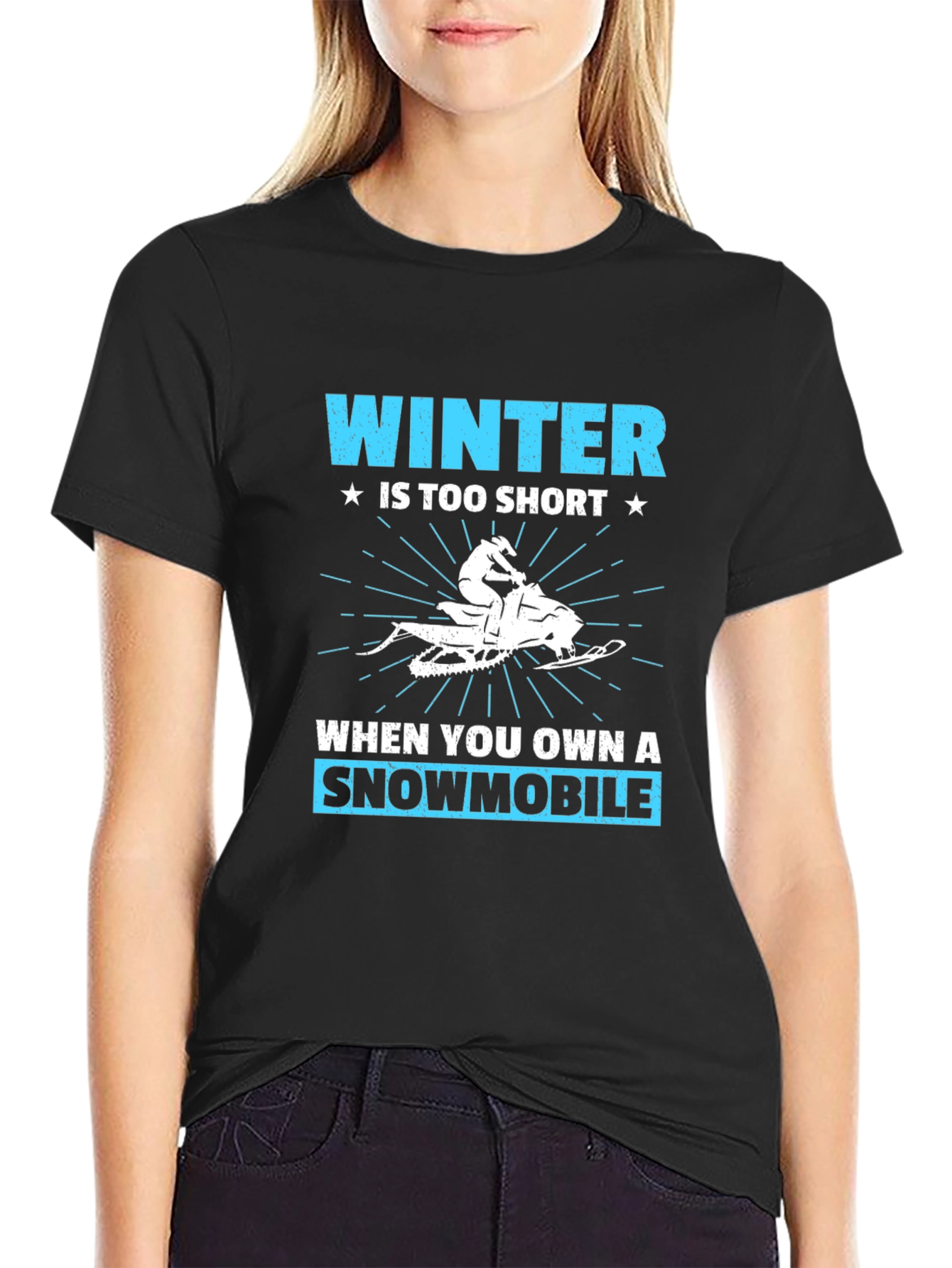 Winter Snowmobile T-Shirt