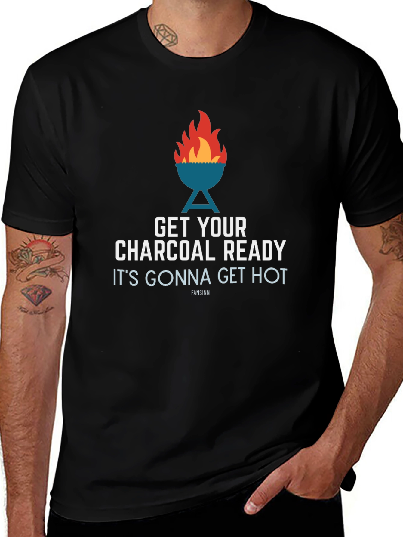Get Your Charcoal Ready BBQ T-Shirt