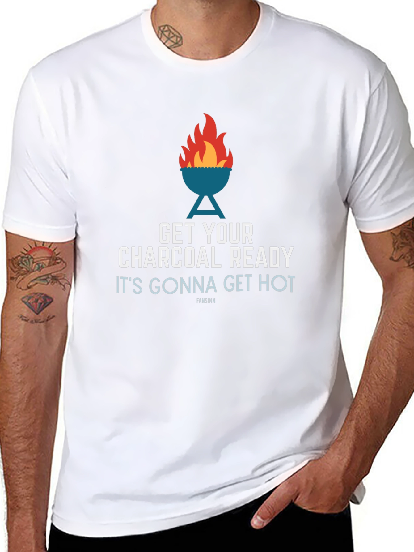 Get Your Charcoal Ready BBQ T-Shirt