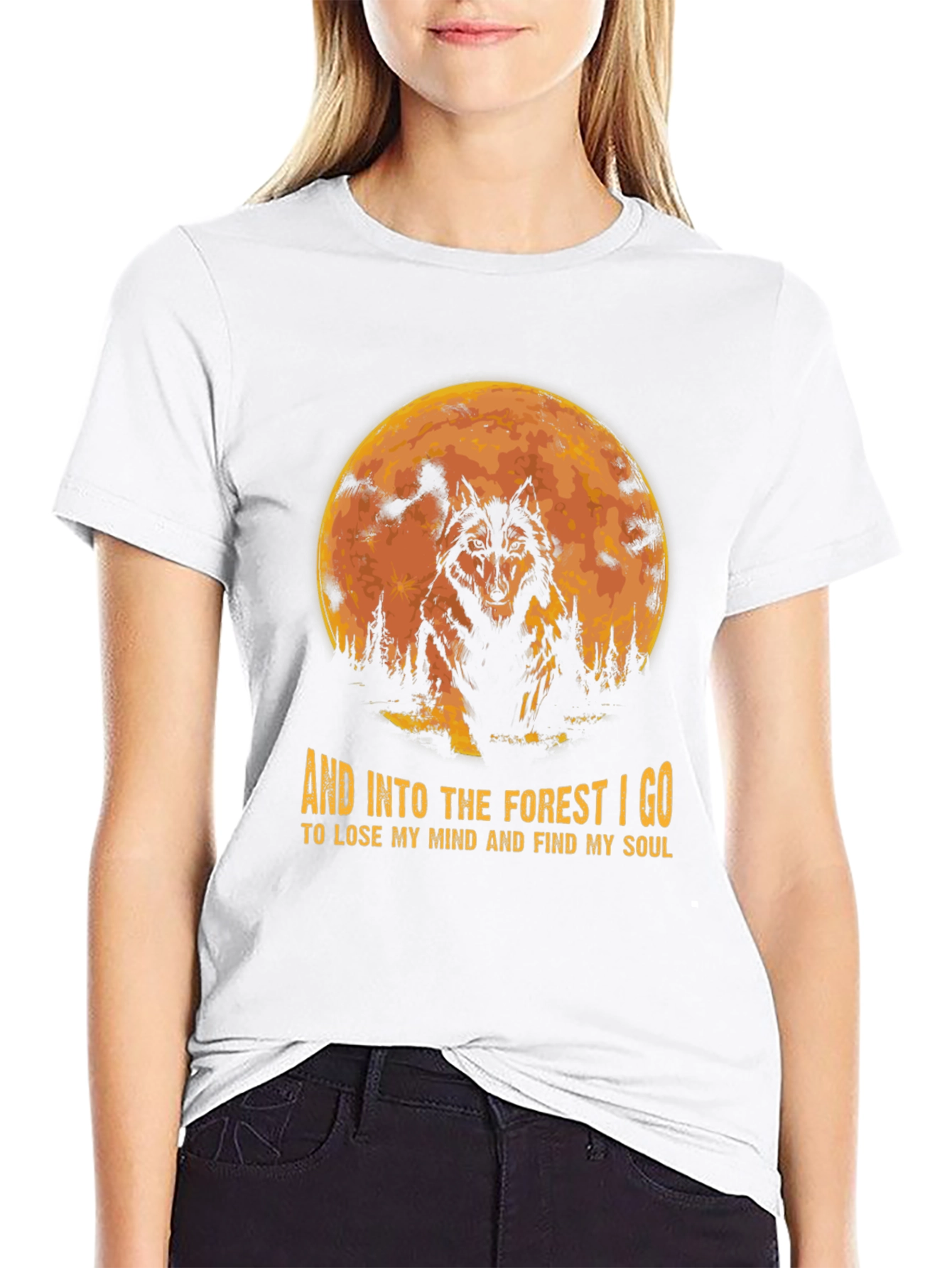 Forest Soul T-Shirt - Wolf Moon Design