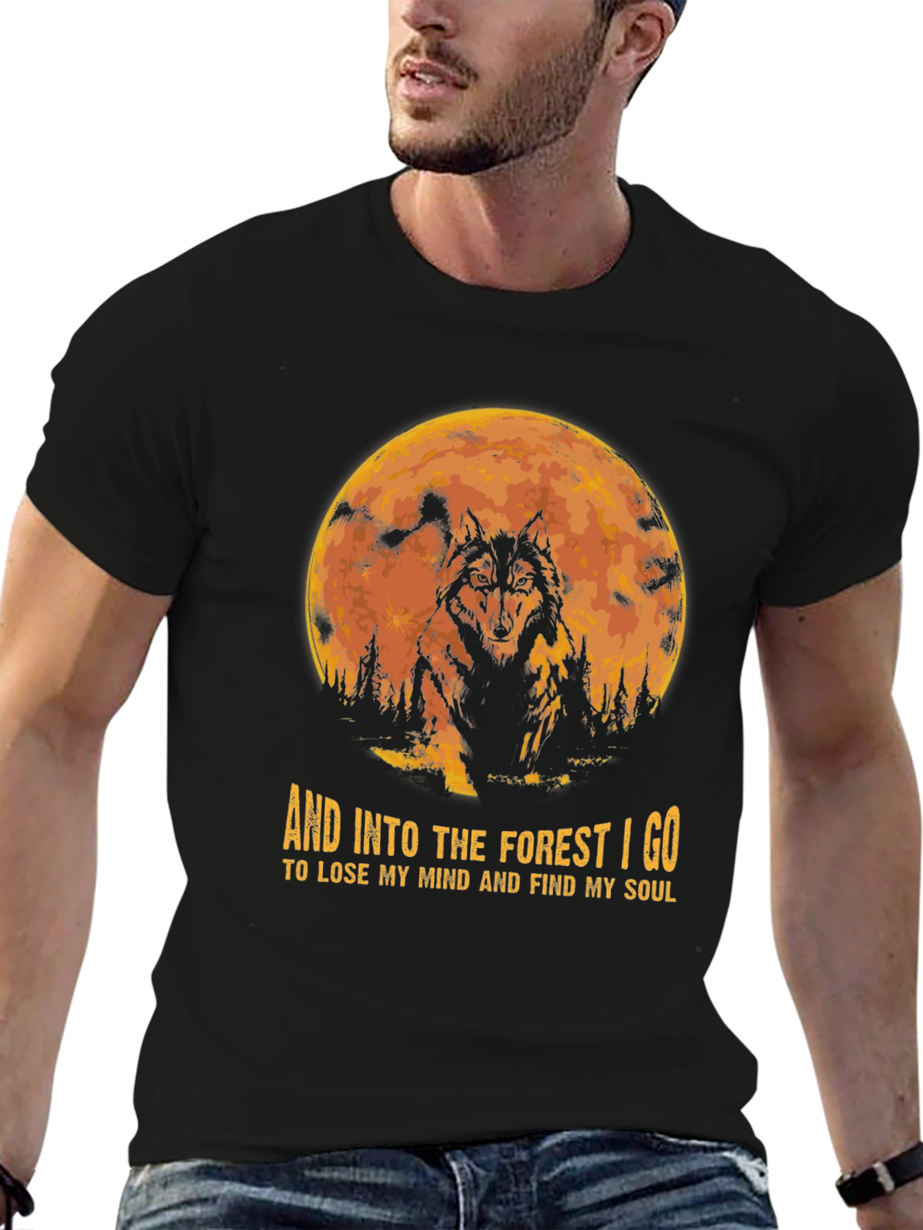 Forest Soul T-Shirt - Wolf Moon Design