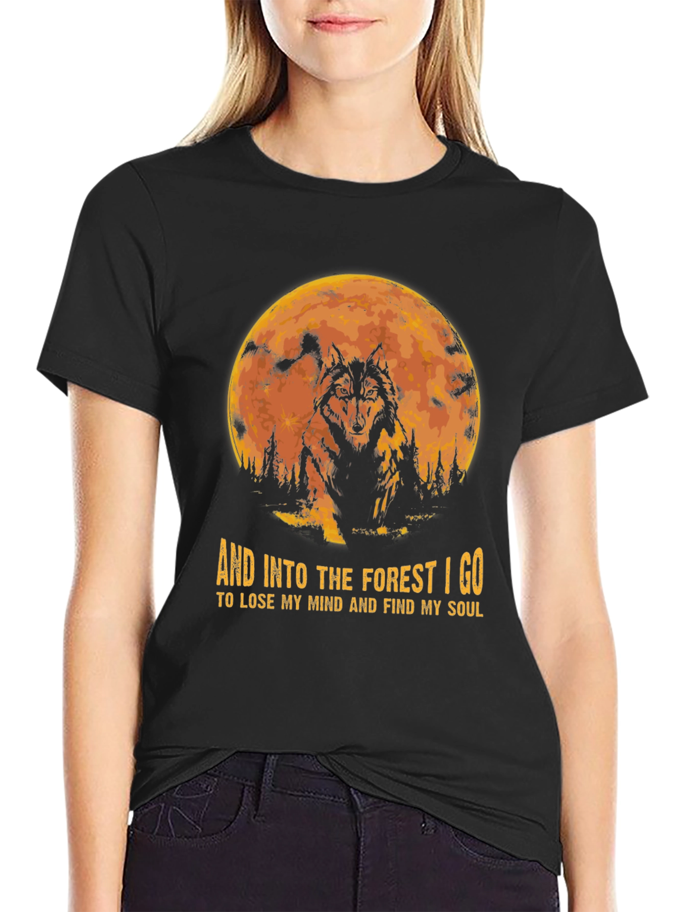 Forest Soul T-Shirt - Wolf Moon Design
