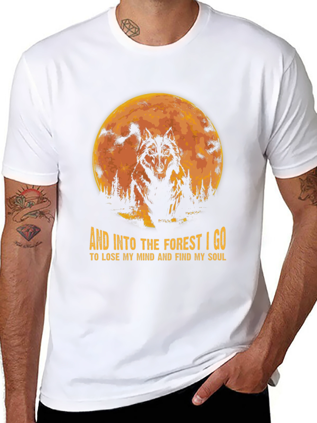 Forest Soul T-Shirt - Wolf Moon Design