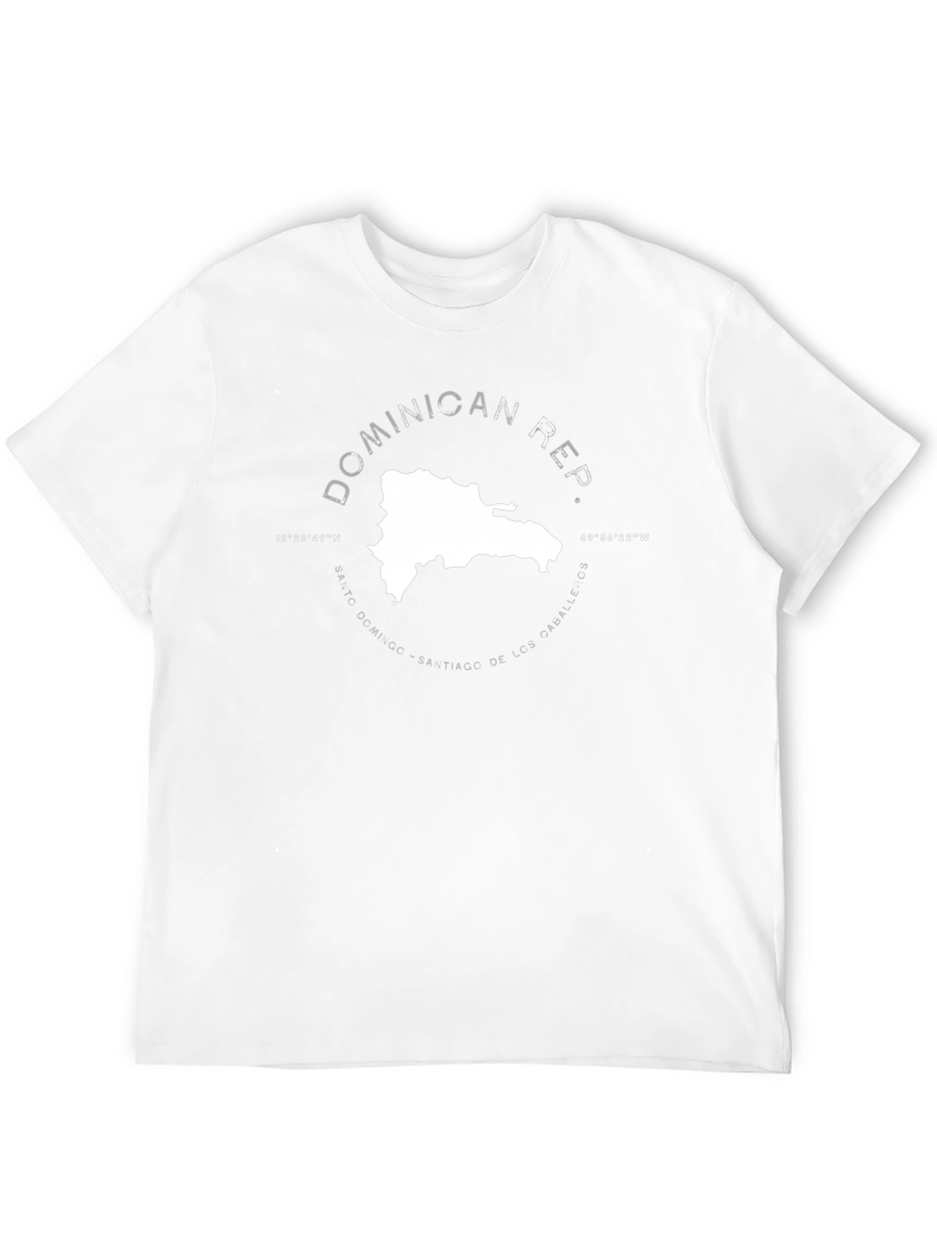 Dominican Republic Map Graphic Tee - Unisex