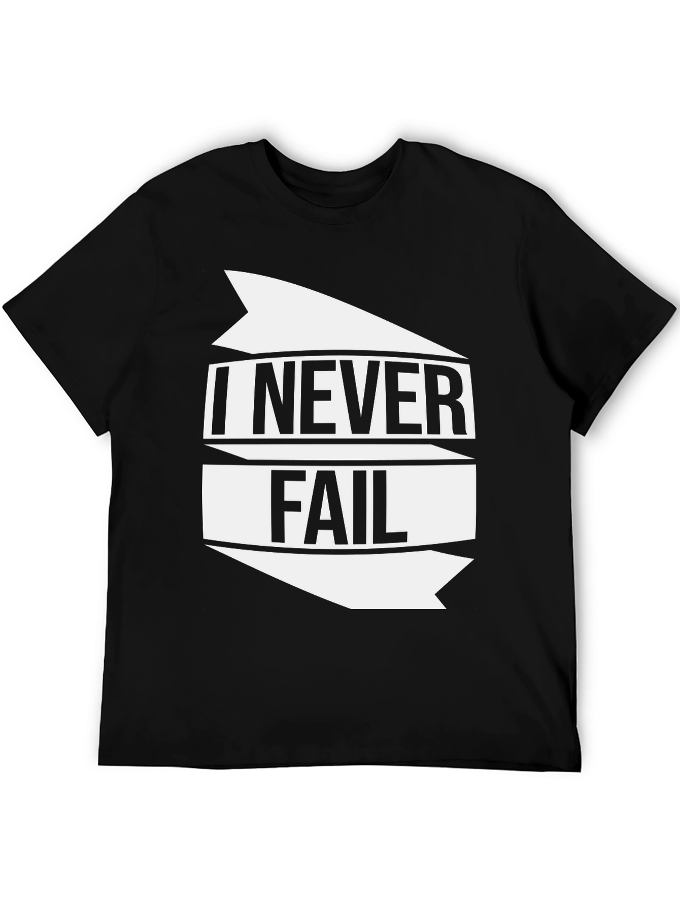 I Never Fail Graphic Tee - Bold Statement Shirt