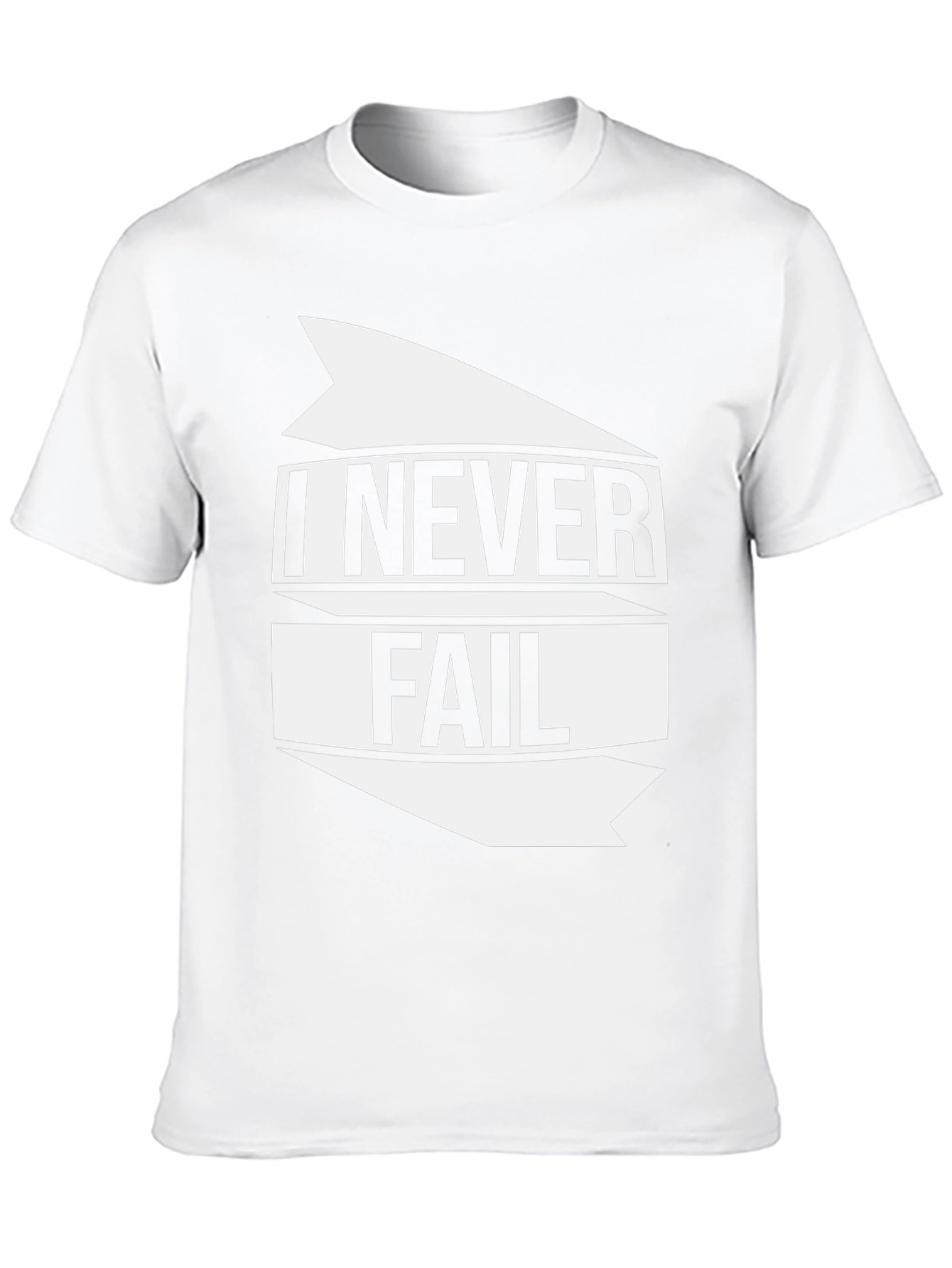 I Never Fail Graphic Tee - Bold Statement Shirt