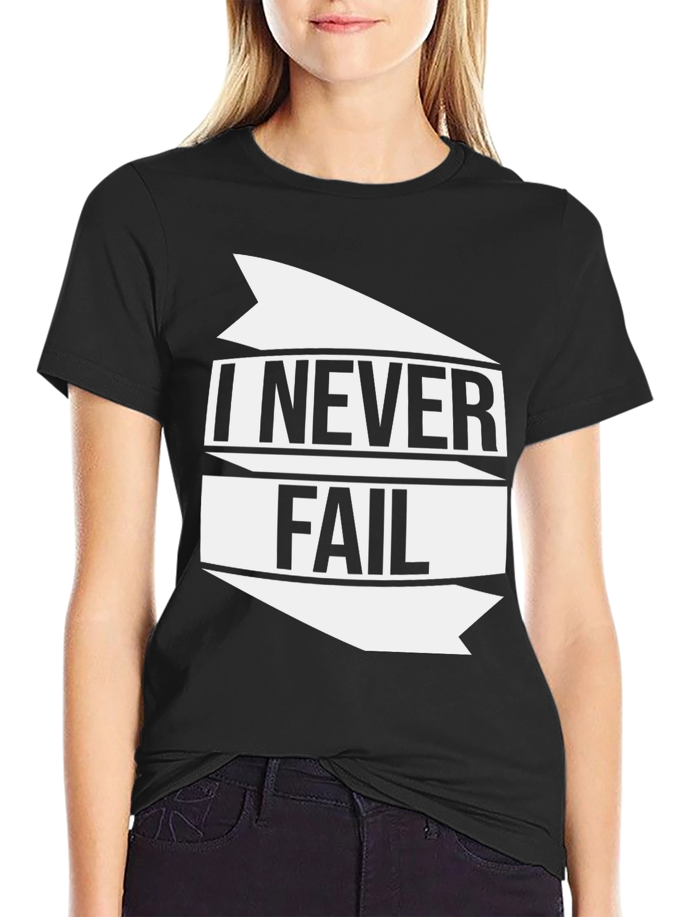 I Never Fail Graphic Tee - Bold Statement Shirt